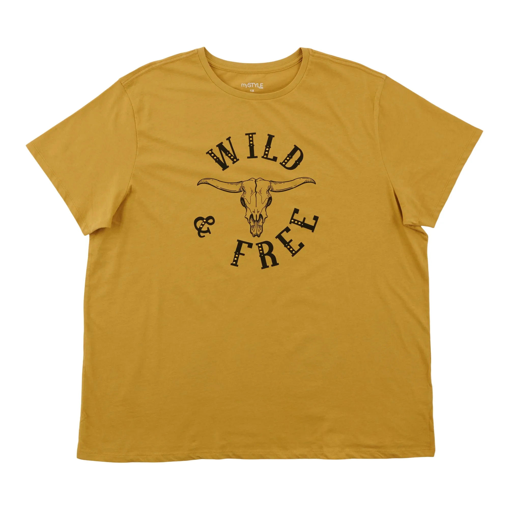 mySTYLE Women's Plus Crew Neck T-Shirt sold by Giant Tiger product image thumbnail 2