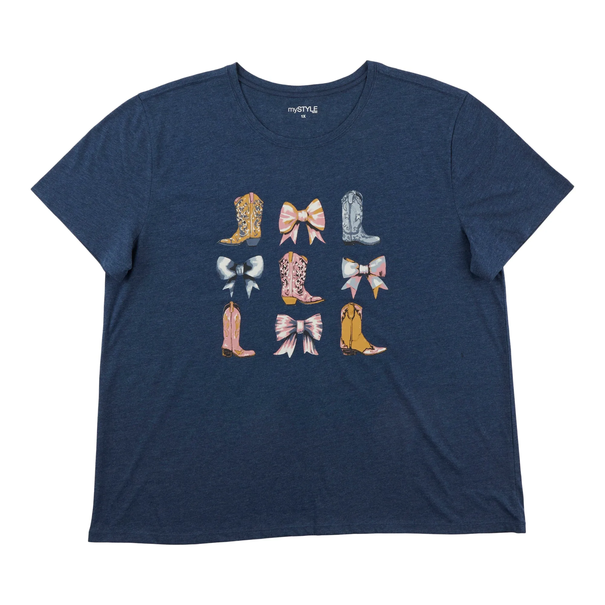 mySTYLE Women's Plus Crew Neck T-Shirt sold by Giant Tiger product image thumbnail 2