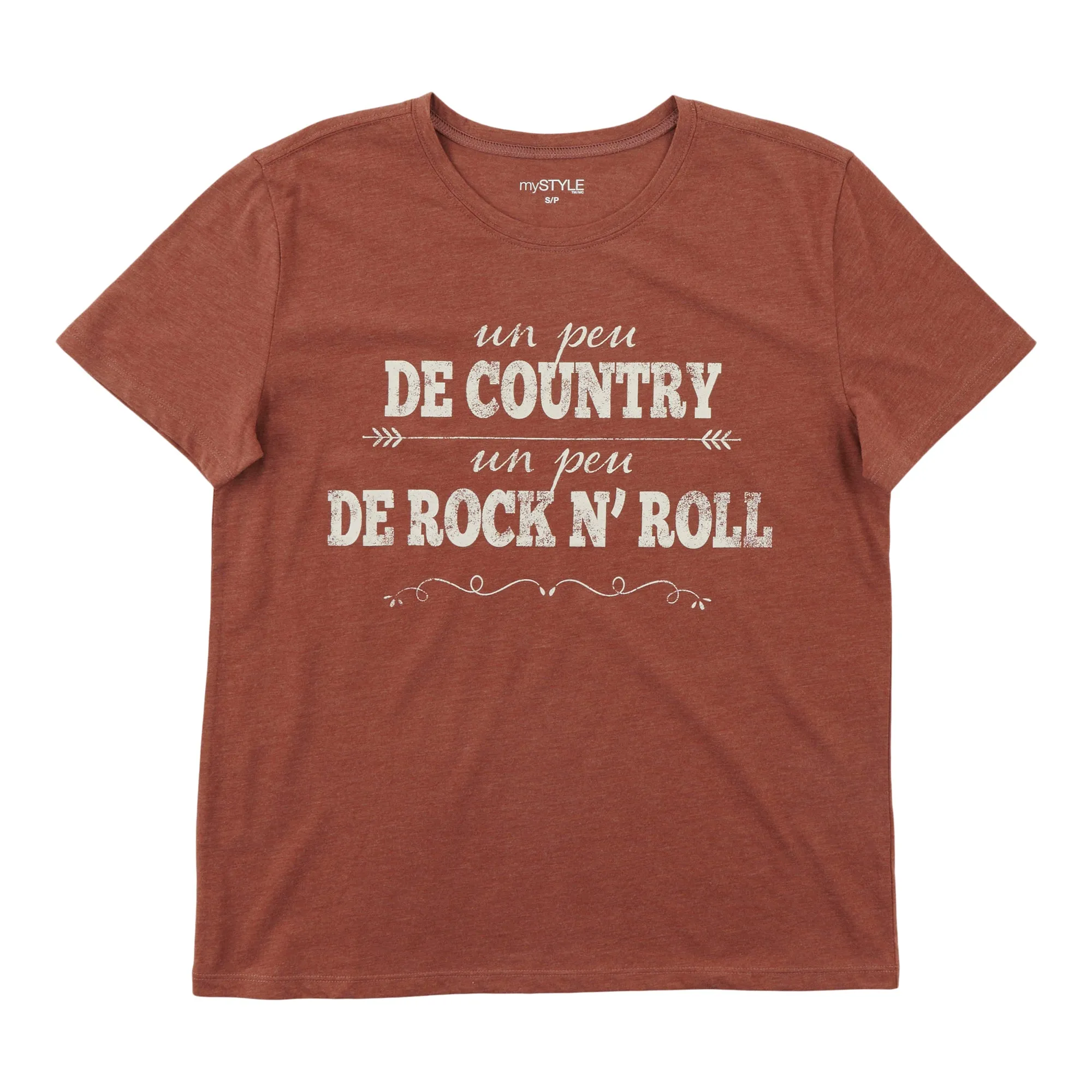 mySTYLE Women's Crew Neck T-Shirt sold by Giant Tiger product image thumbnail 3