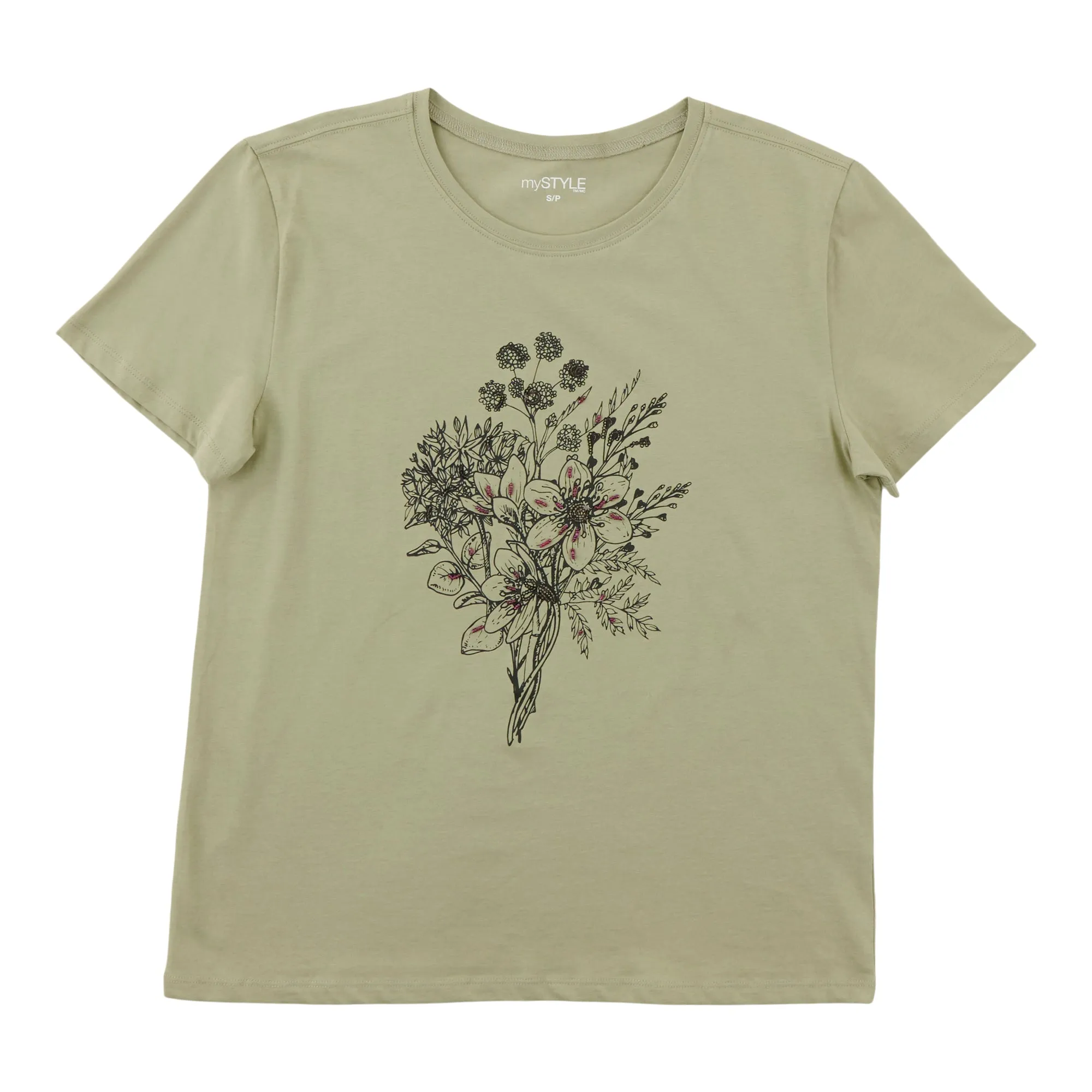 mySTYLE Women's Crew Neck T-Shirt sold by Giant Tiger product image thumbnail 2