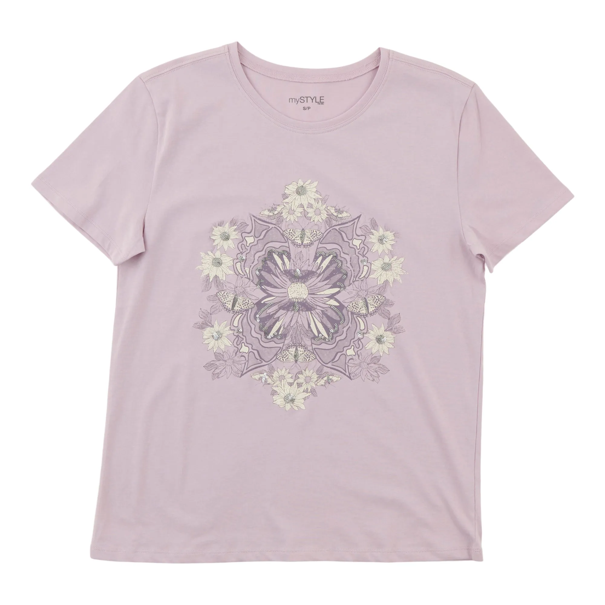 mySTYLE Women's Crew Neck T-Shirt sold by Giant Tiger product image thumbnail 3