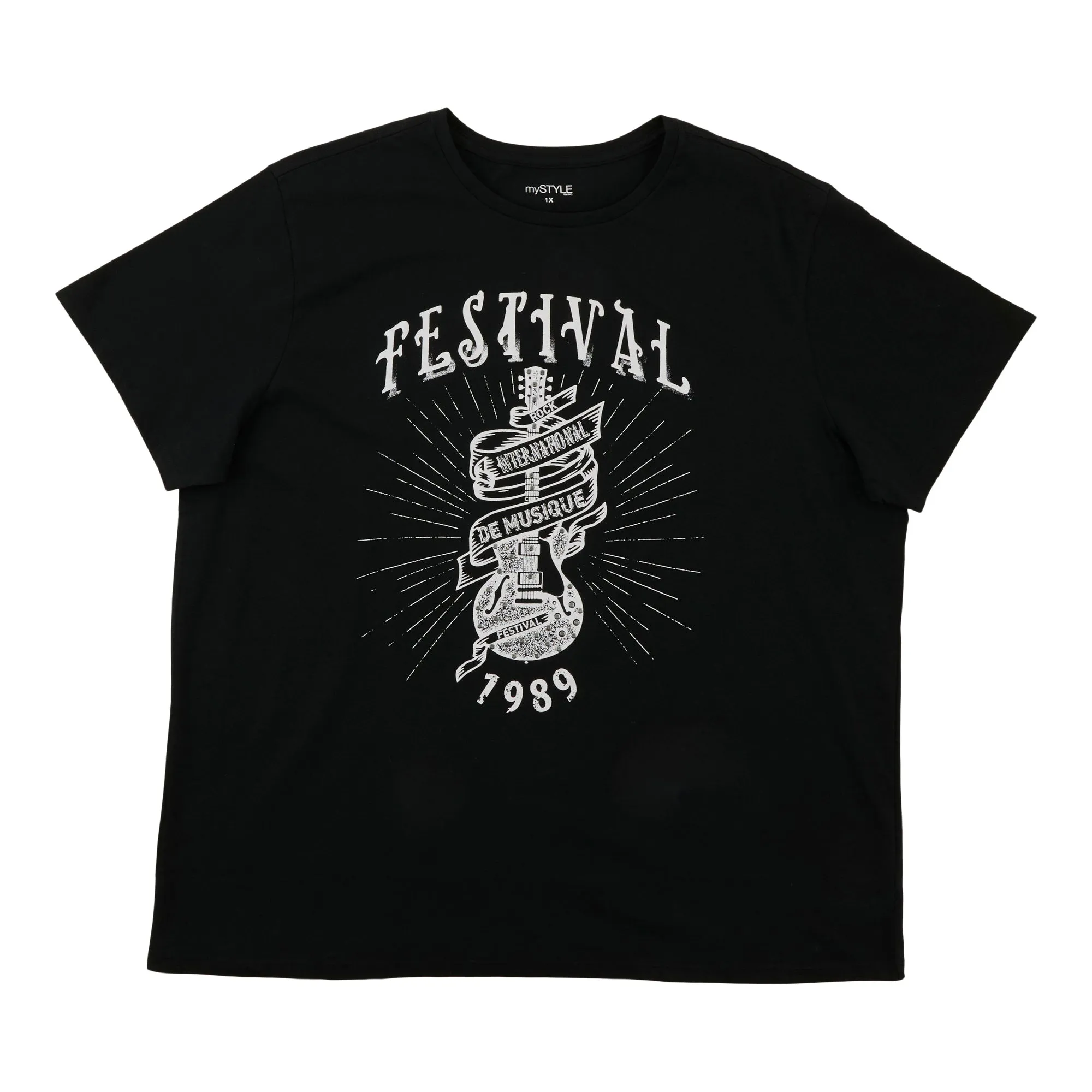 mySTYLE Women's Plus Crew Neck T-Shirt sold by Giant Tiger