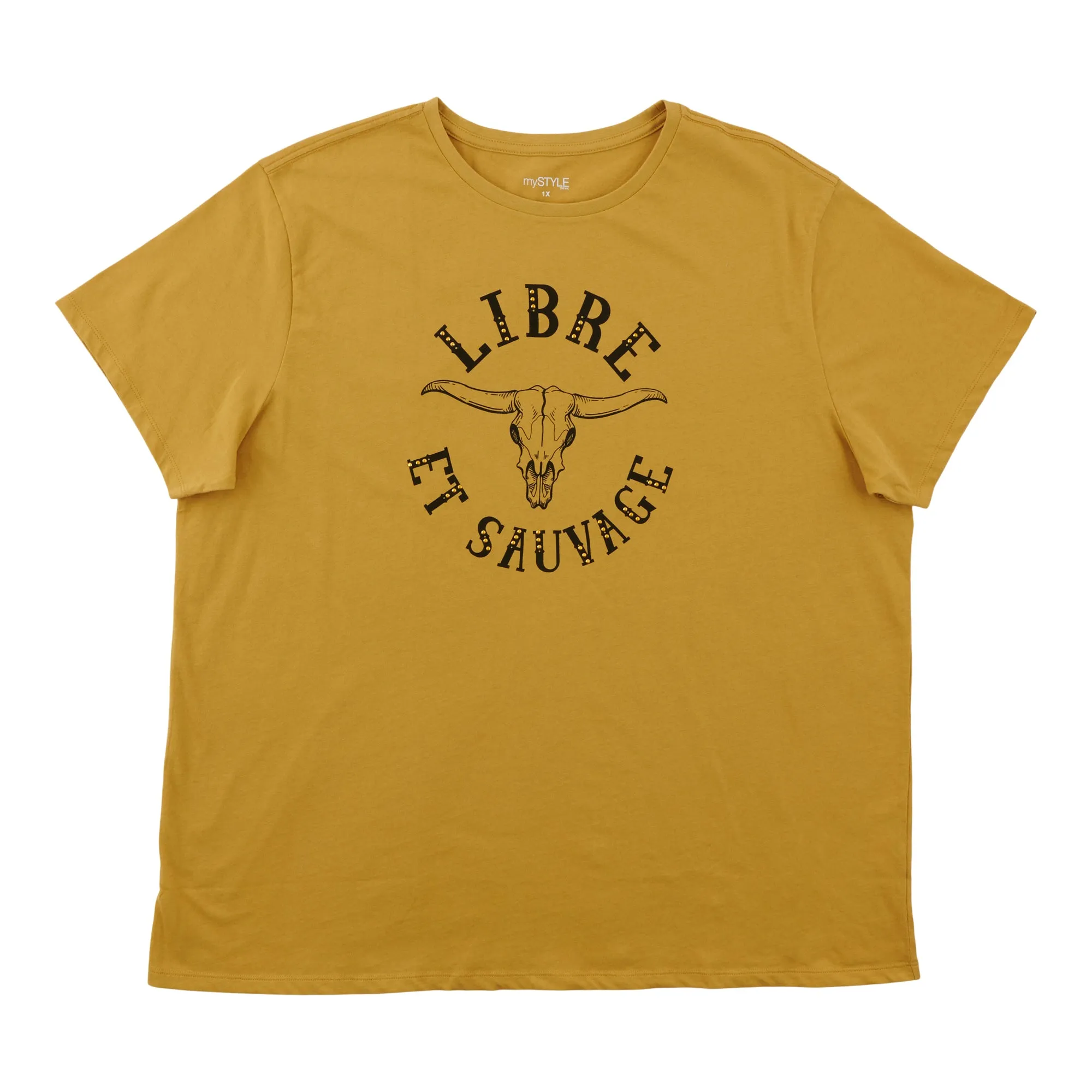 mySTYLE Women's Plus Crew Neck T-Shirt sold by Giant Tiger product image thumbnail 2