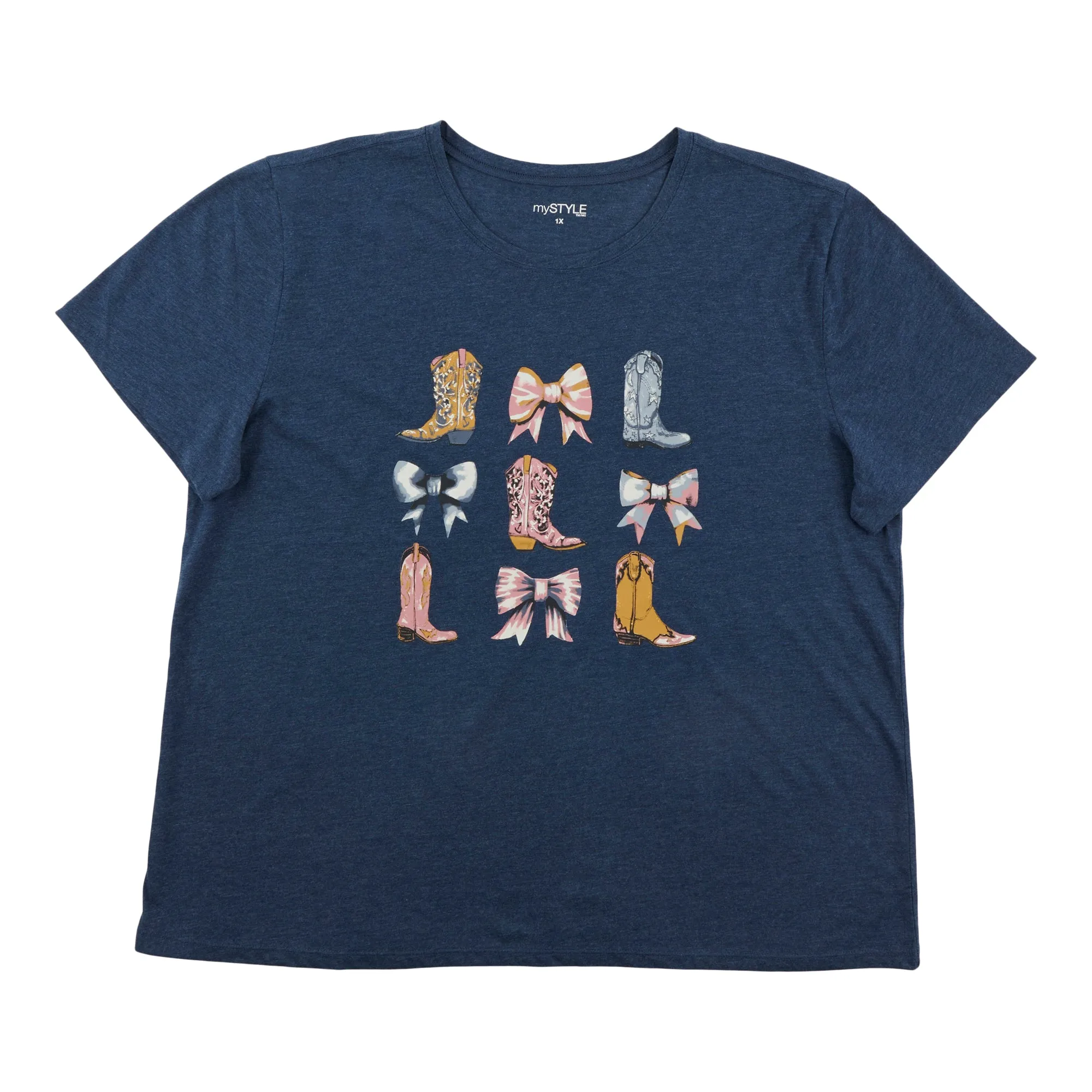 mySTYLE Women's Plus Crew Neck T-Shirt sold by Giant Tiger product image thumbnail 2