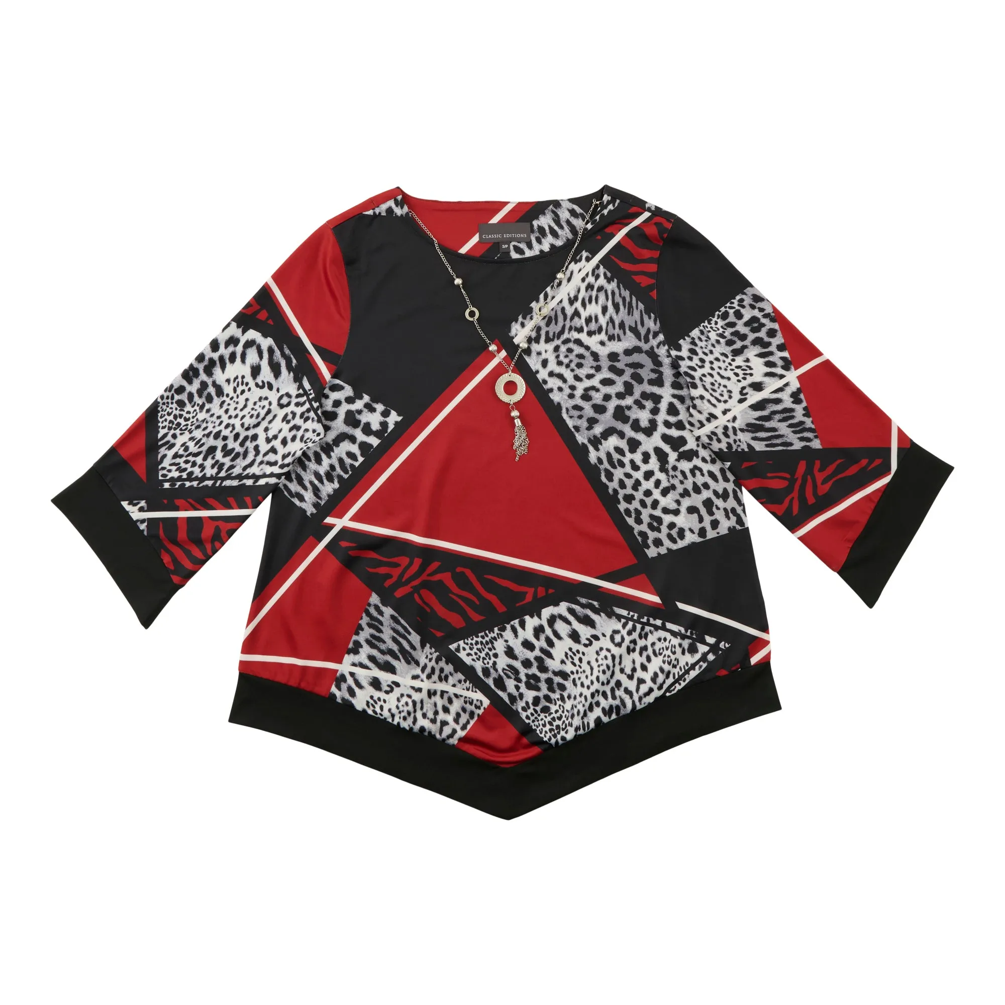 Classic Editions Women's Top with Necklace sold by Giant Tiger product image thumbnail 2