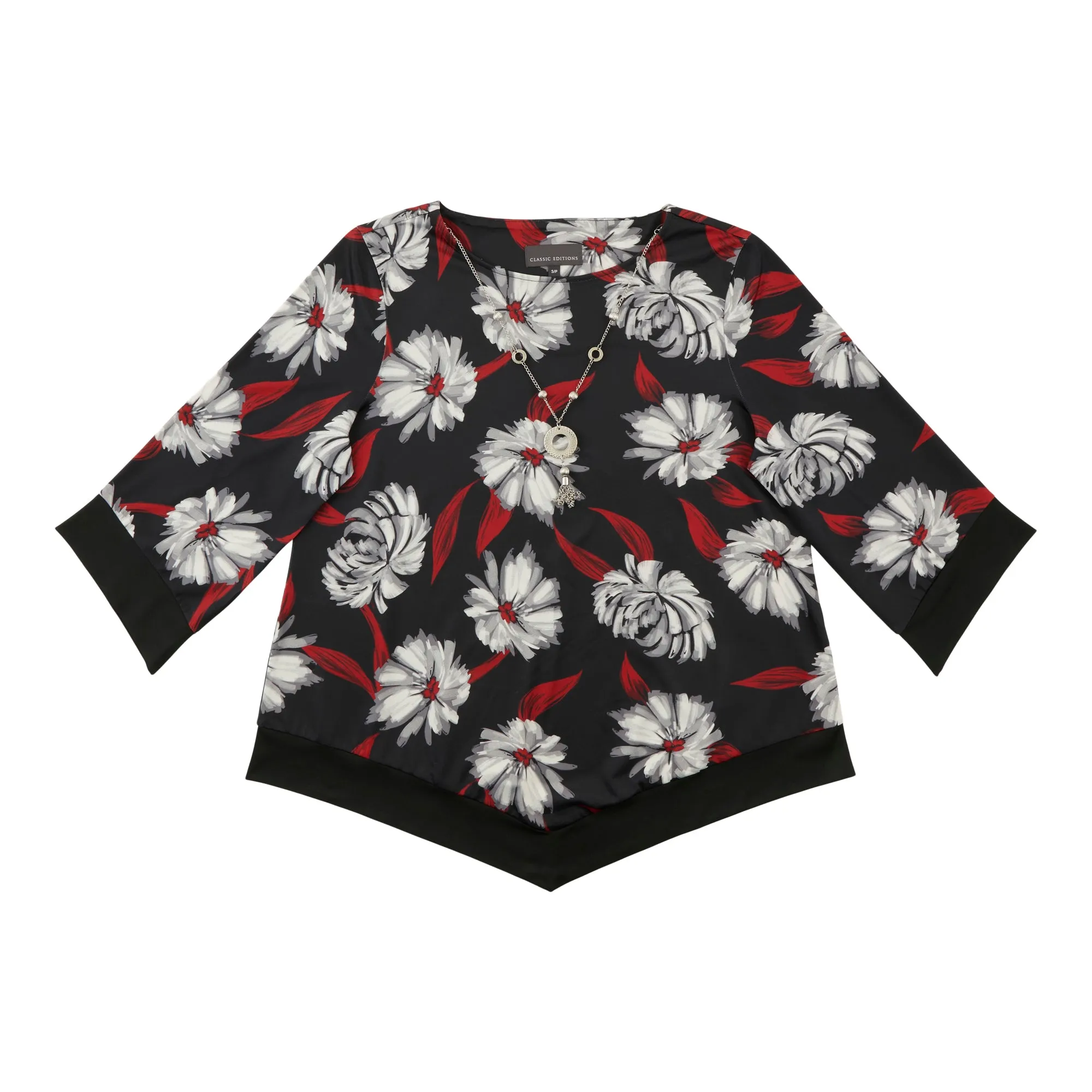 Classic Editions Women's Top with Necklace sold by Giant Tiger