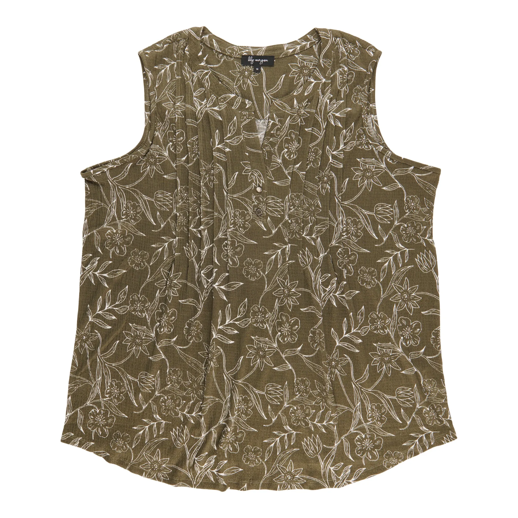 lily morgan Women's Plus Pintuck Camisole sold by Giant Tiger product image thumbnail 4