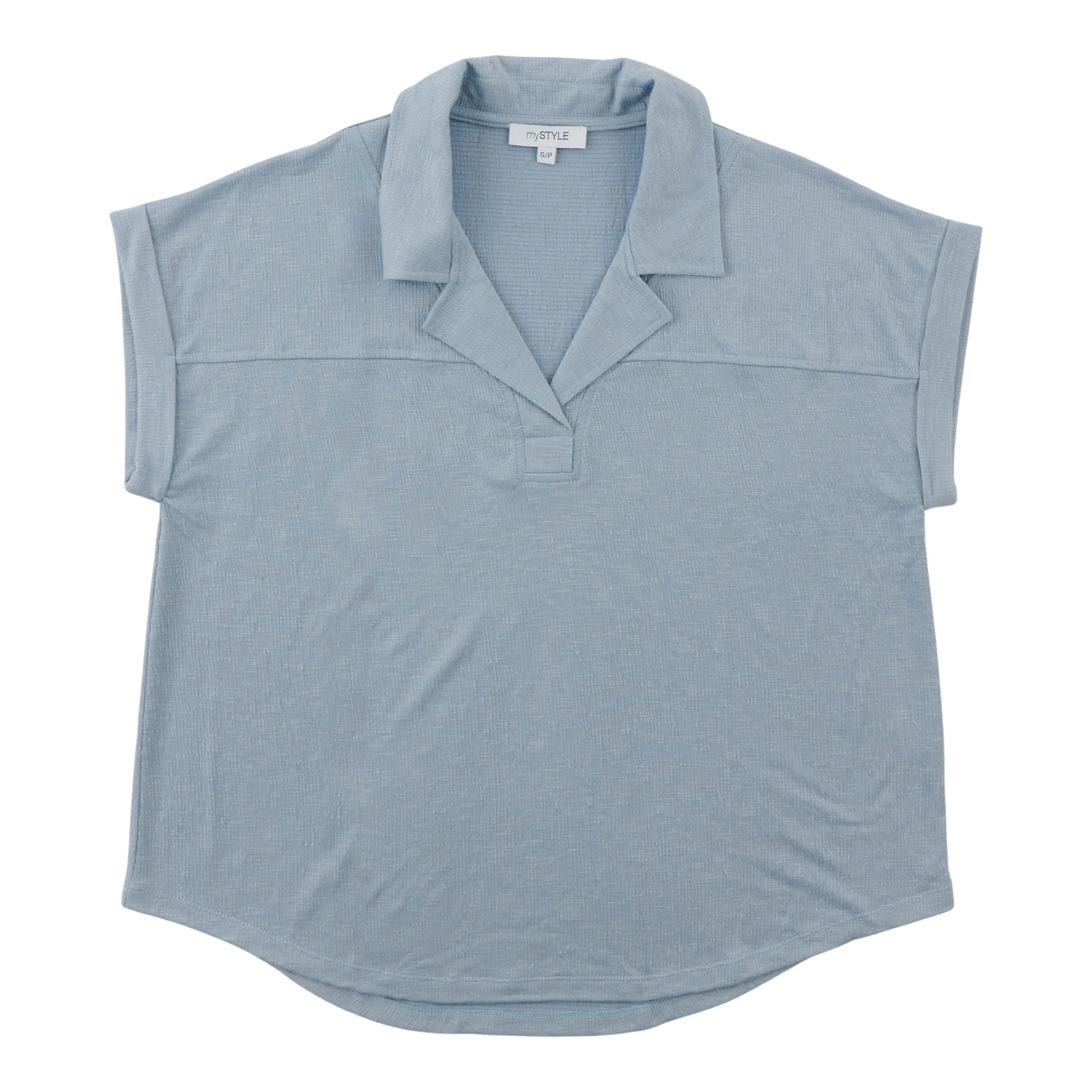 mySTYLE Women's Short Sleeve Johnny Collar sold by Giant Tiger product image thumbnail 2