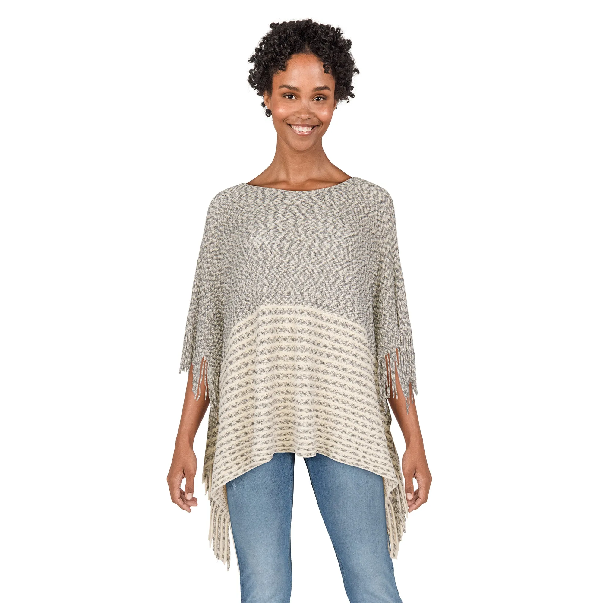 Women's Knit Square Poncho sold by Giant Tiger product image thumbnail 2