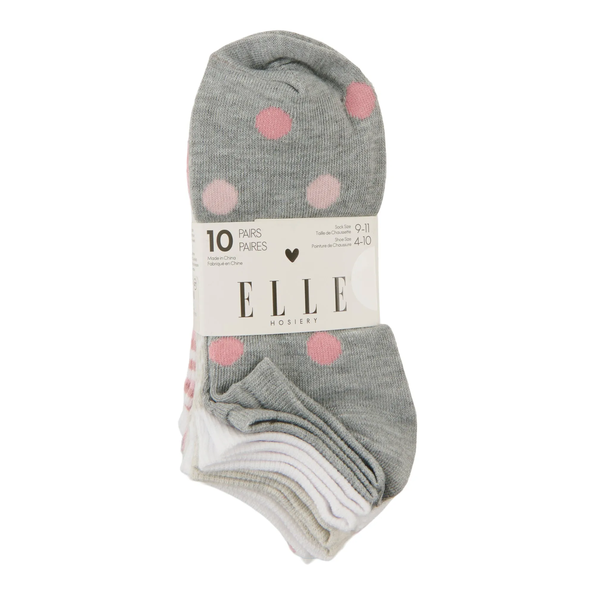 Elle Women's Ankle Socks, 10-Pack sold by Giant Tiger product image thumbnail 5