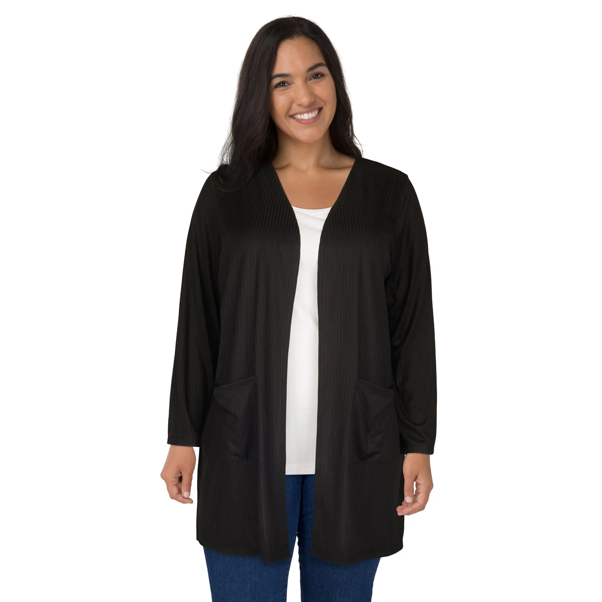 lily morgan Women's Plus Cardigan sold by Giant Tiger