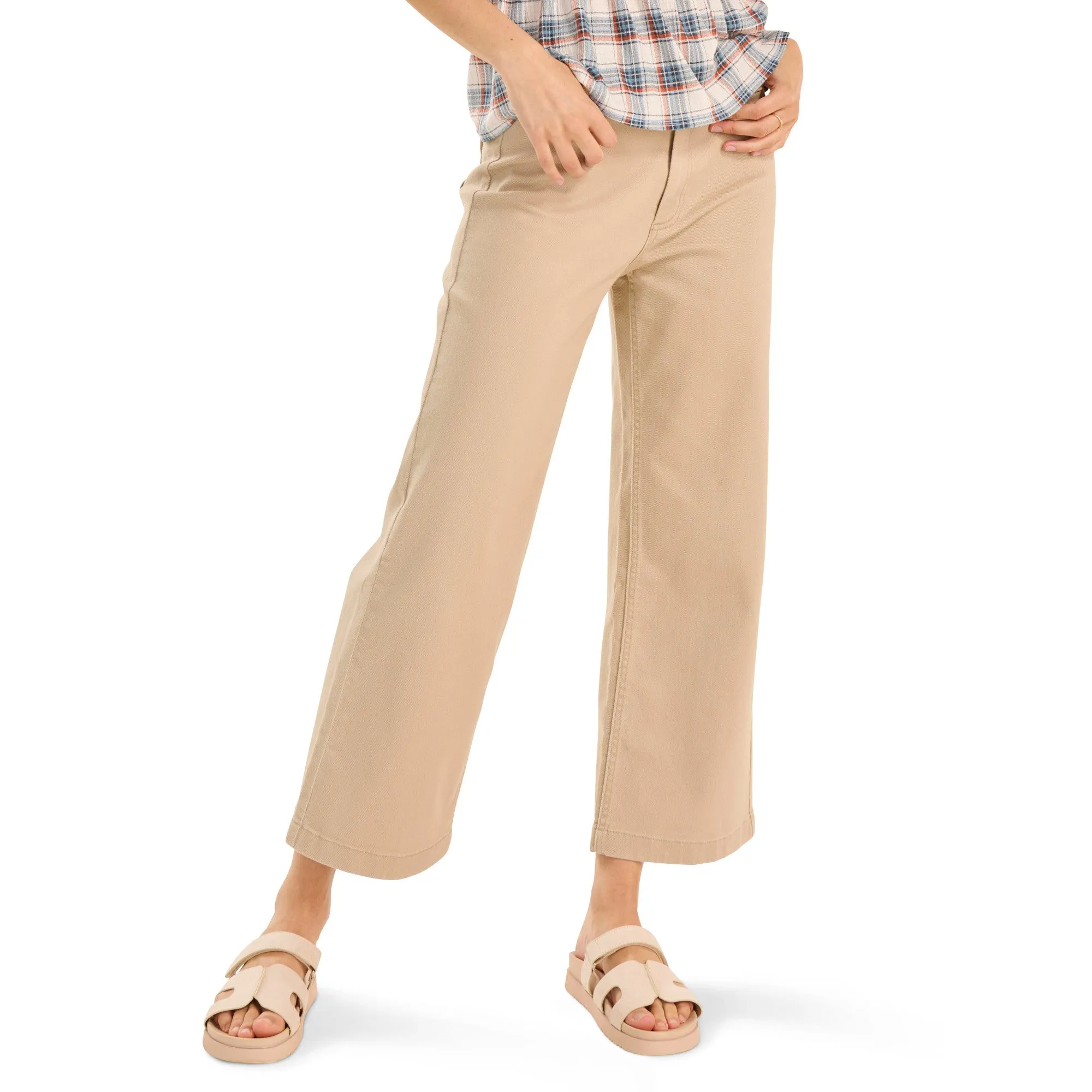 mySTYLE Women's Cropped Wide-Leg Jeans sold by Giant Tiger