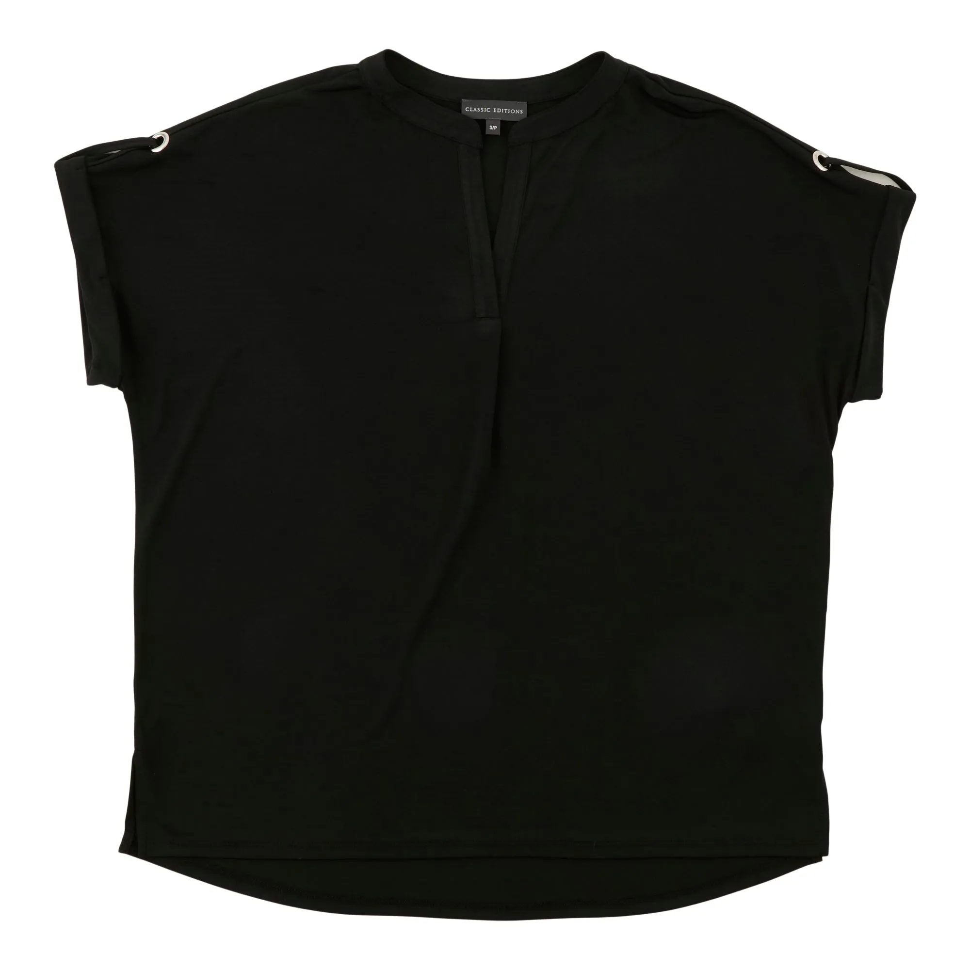 Classic Editions Women's Short Sleeve V-Neck Top sold by Giant Tiger