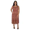 mySTYLE Women's Plus Smocked Tiered Midi Dress sold by Giant Tiger