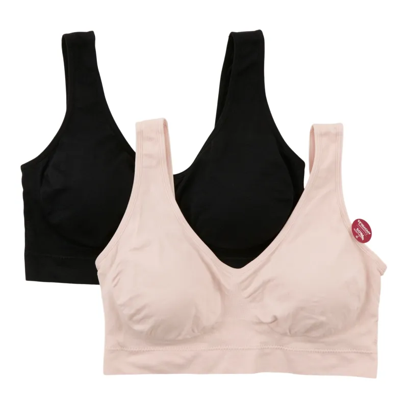 Carisma Women's Plus Seamless Comfort Bras, 2-Pack sold by Giant Tiger