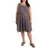 Women's Plus Sleeveless Skater Dress sold by Giant Tiger