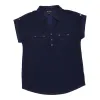 lily morgan Women's Collared Short Sleeve Top sold by Giant Tiger