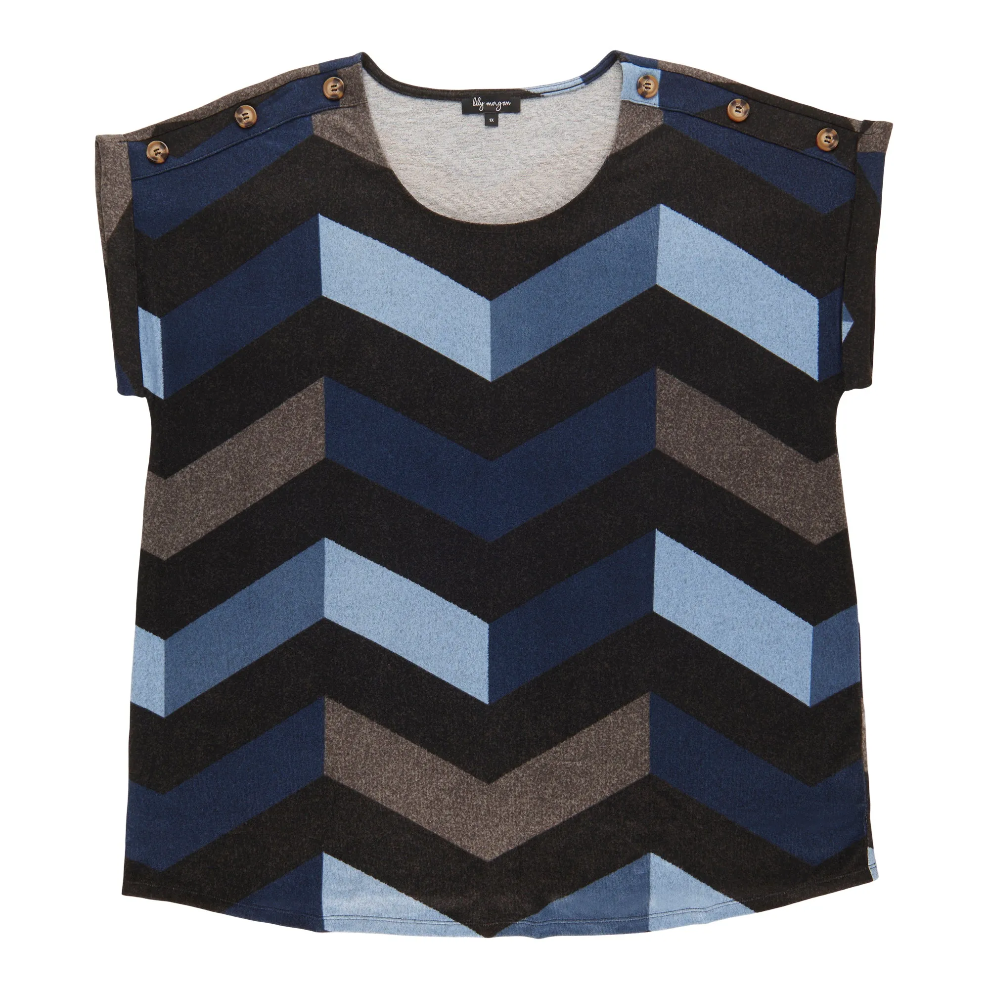 lily morgan Women's Plus Crew Neck Top sold by Giant Tiger product image thumbnail 3