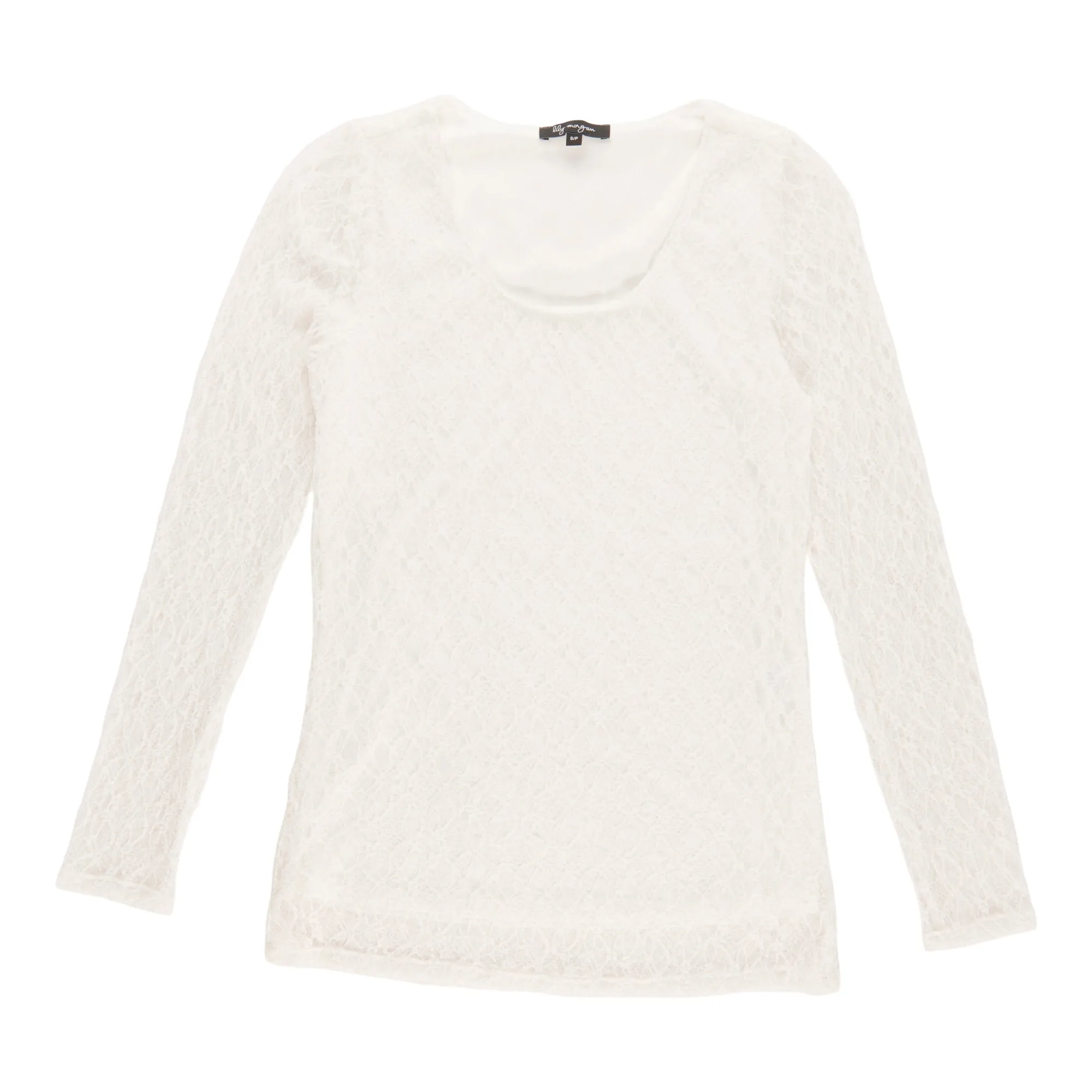 lily morgan Women's Long Sleeve Lace Top sold by Giant Tiger