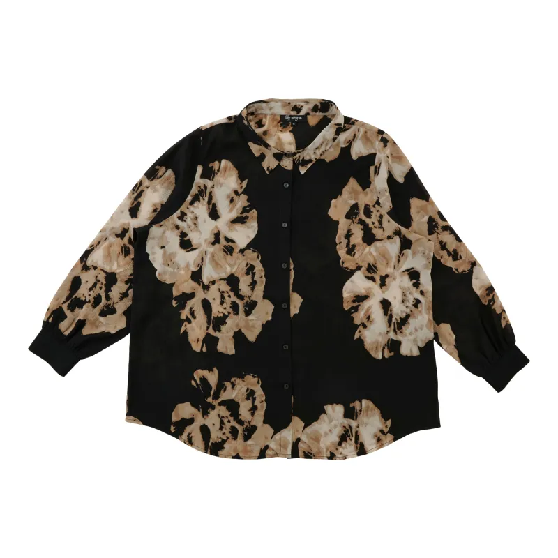 lily morgan Women's Plus Crepe Long Sleeve Blouse sold by Giant Tiger