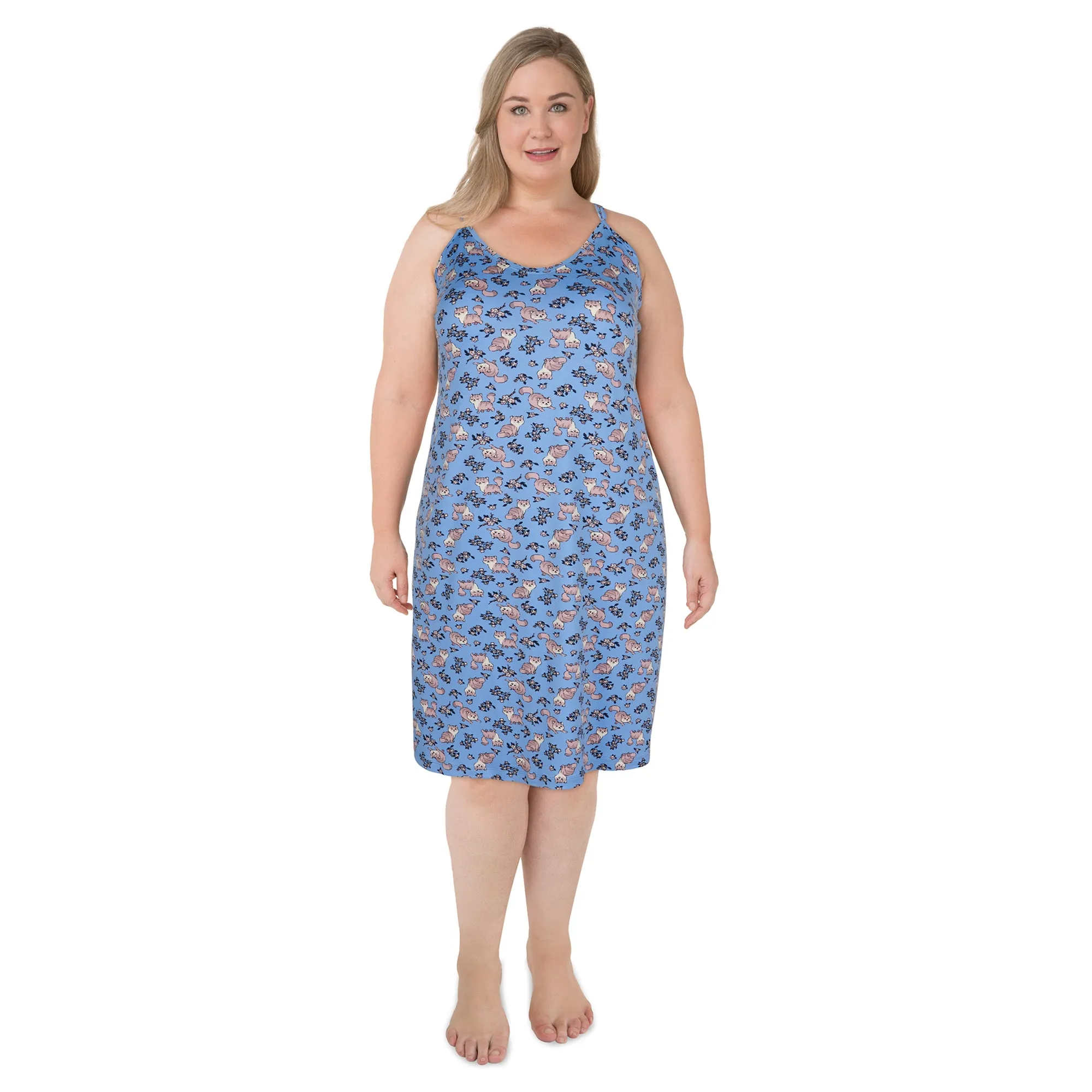 Carisma Women's Plus Printed Chemise sold by Giant Tiger