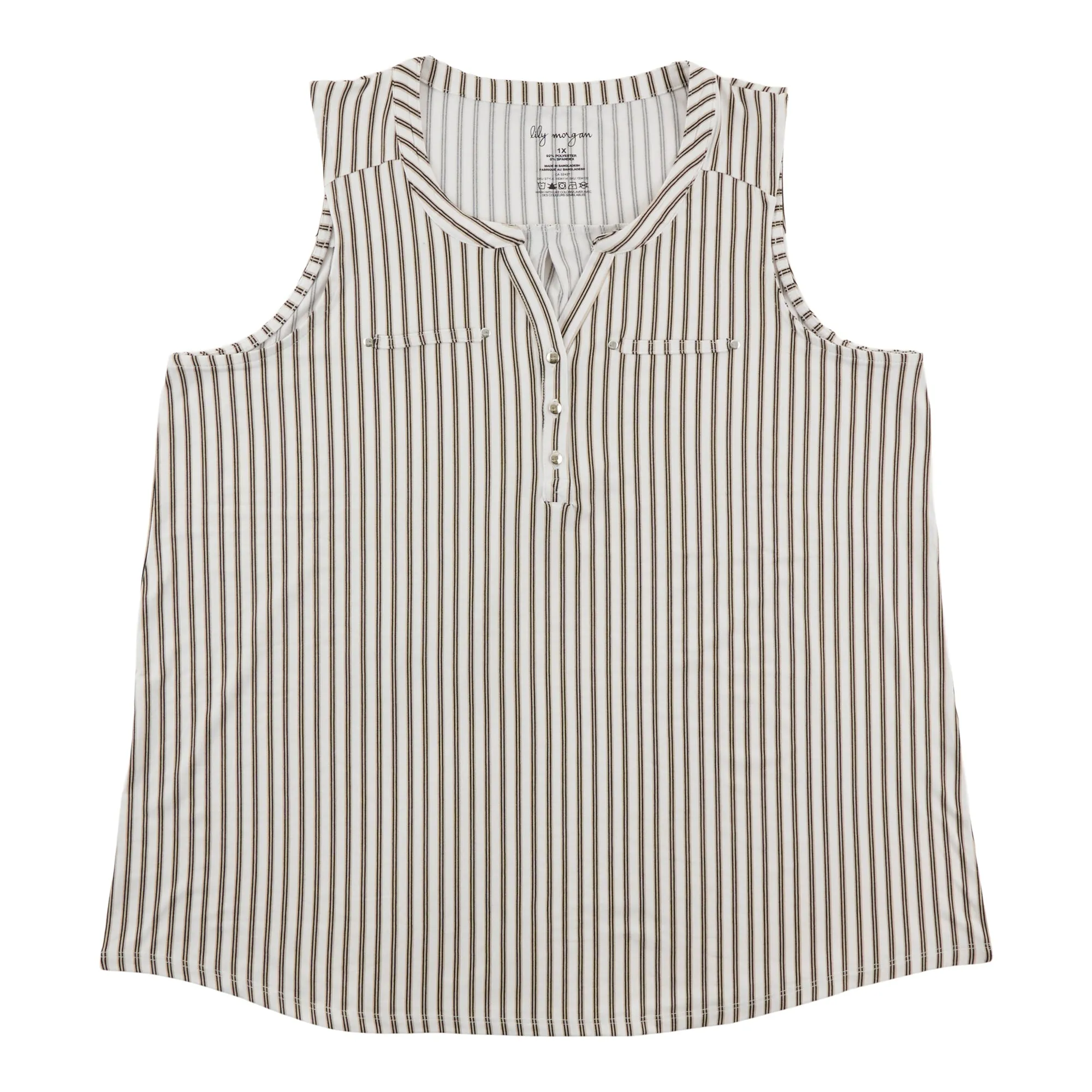 lily morgan Women's Plus Camisole with Stud Details sold by Giant Tiger product image thumbnail 5