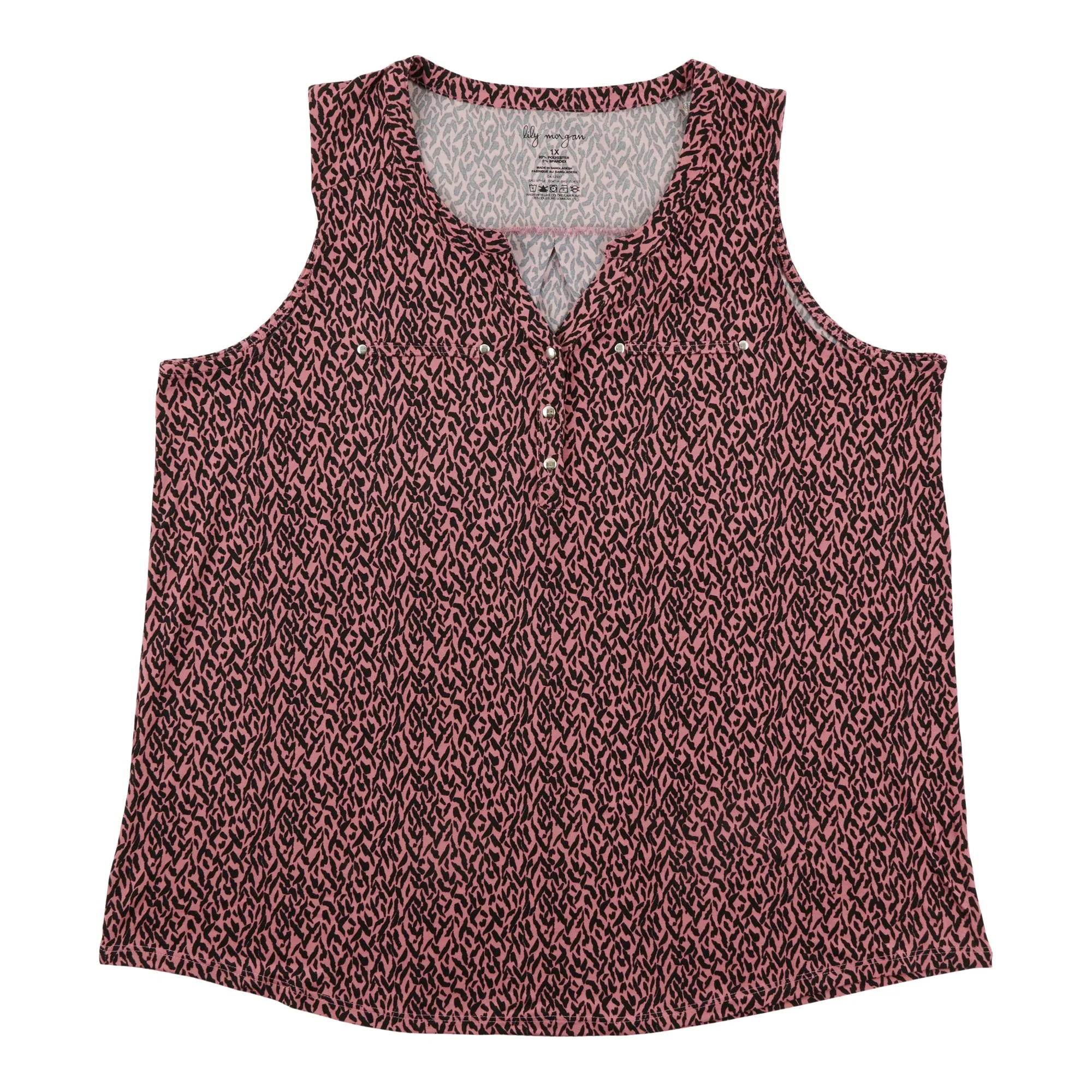 lily morgan Women's Plus Camisole with Stud Details sold by Giant Tiger product image thumbnail 2