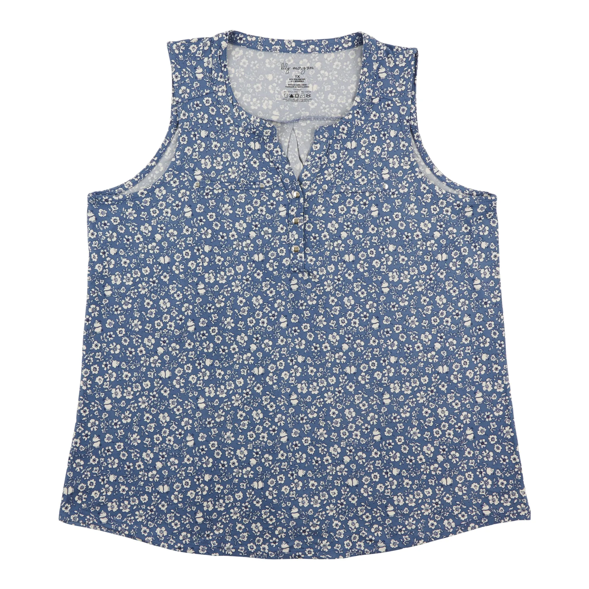 lily morgan Women's Plus Camisole with Stud Details sold by Giant Tiger product image thumbnail 4