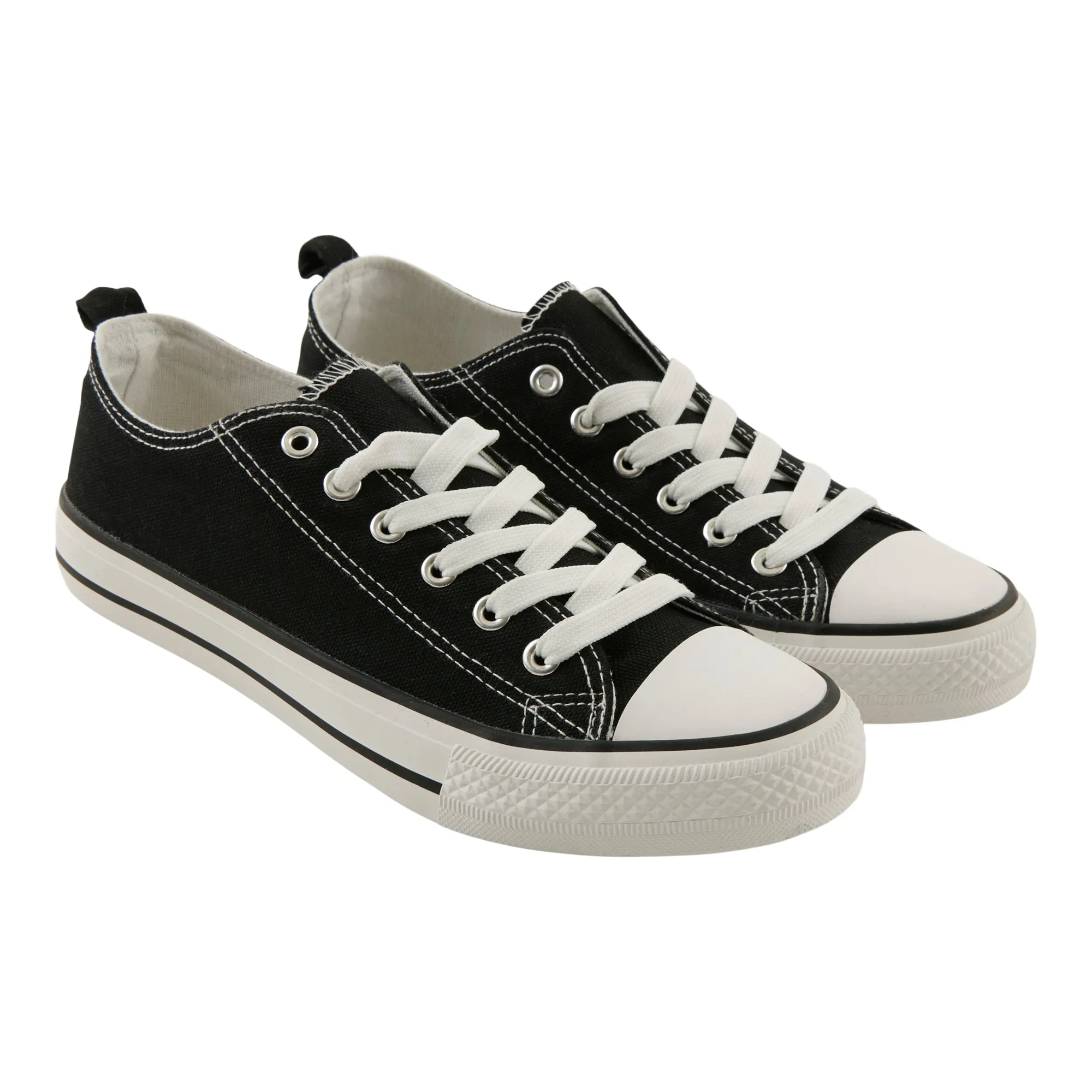 mySTYLE Women's Canvas Lace Up Sneakers sold by Giant Tiger