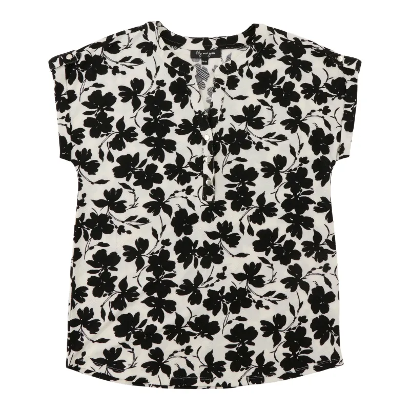 lily morgan Women's Roll Tab Sleeve Top sold by Giant Tiger