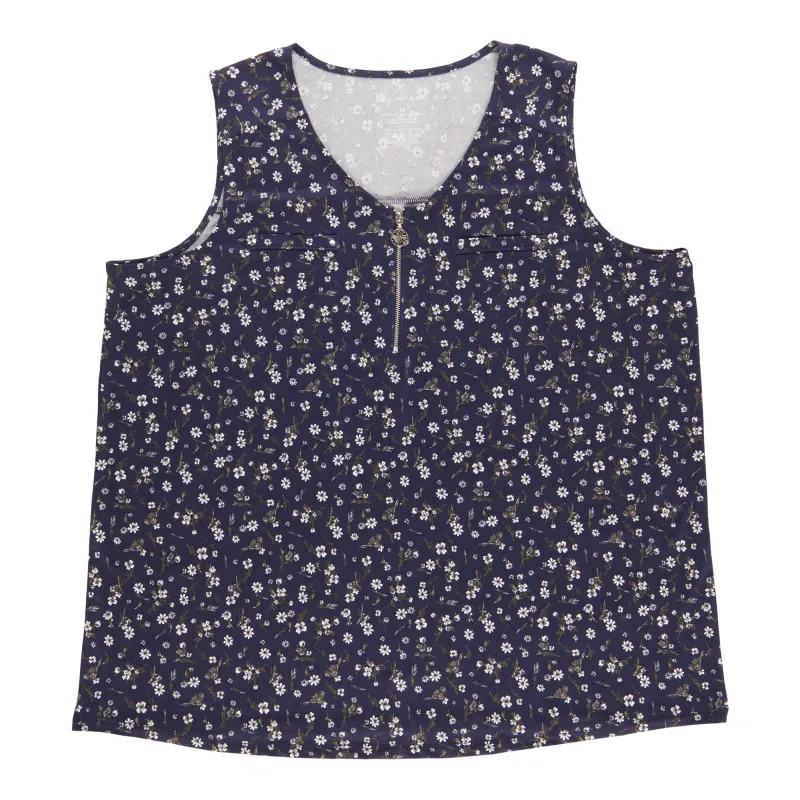 lily morgan Women's Plus Zipper Tank Top sold by Giant Tiger