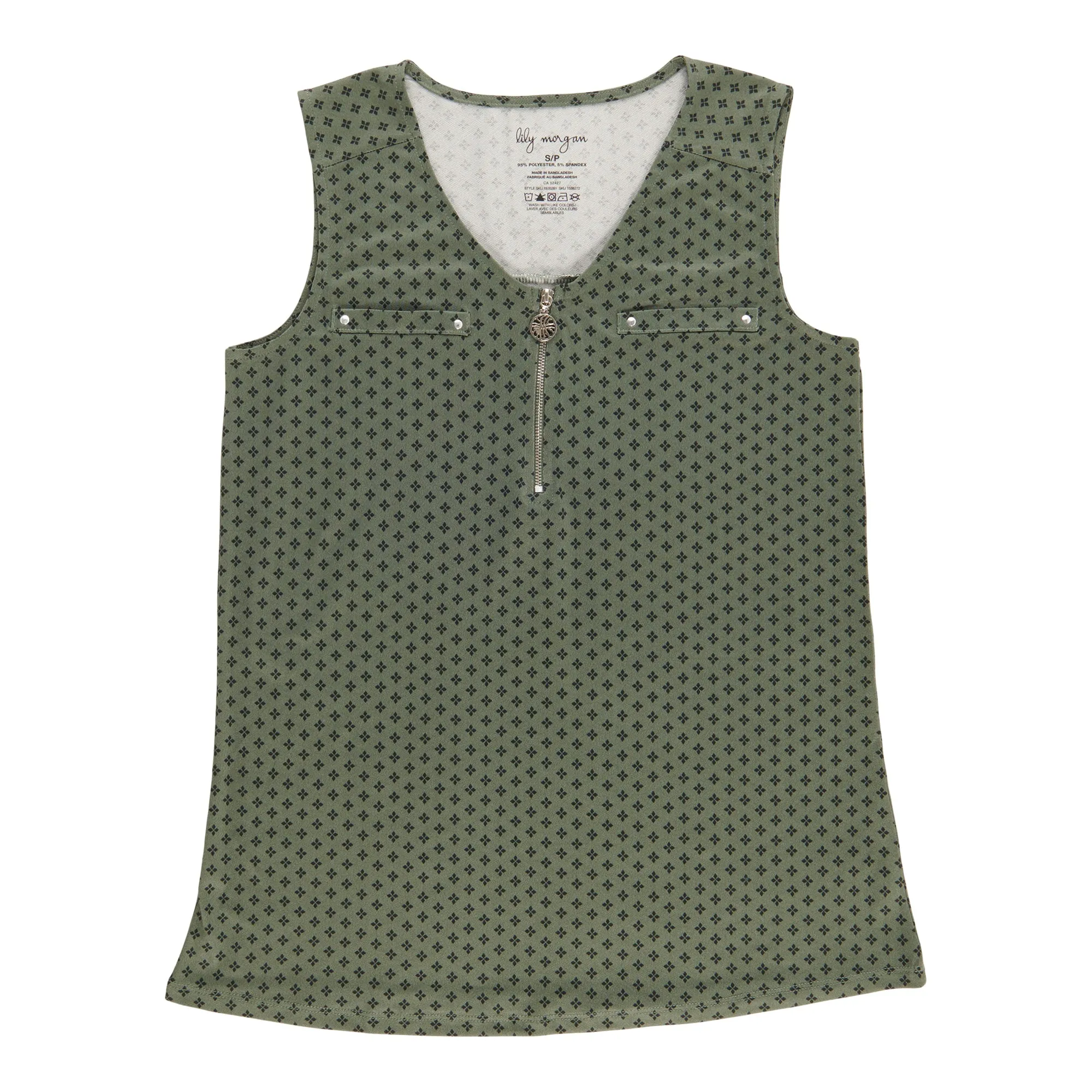 lily morgan Women's Zipper Tank Top sold by Giant Tiger product image thumbnail 3