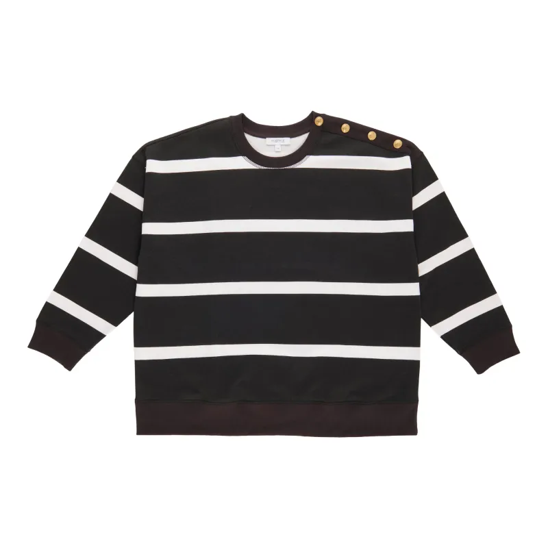 mySTYLE Women's Plus Crew Neck Button Sweater sold by Giant Tiger