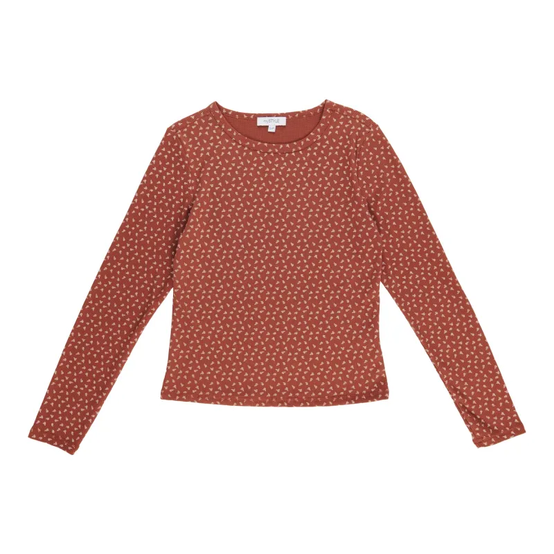 mySTYLE Women's Waffle Long Sleeve Tee sold by Giant Tiger
