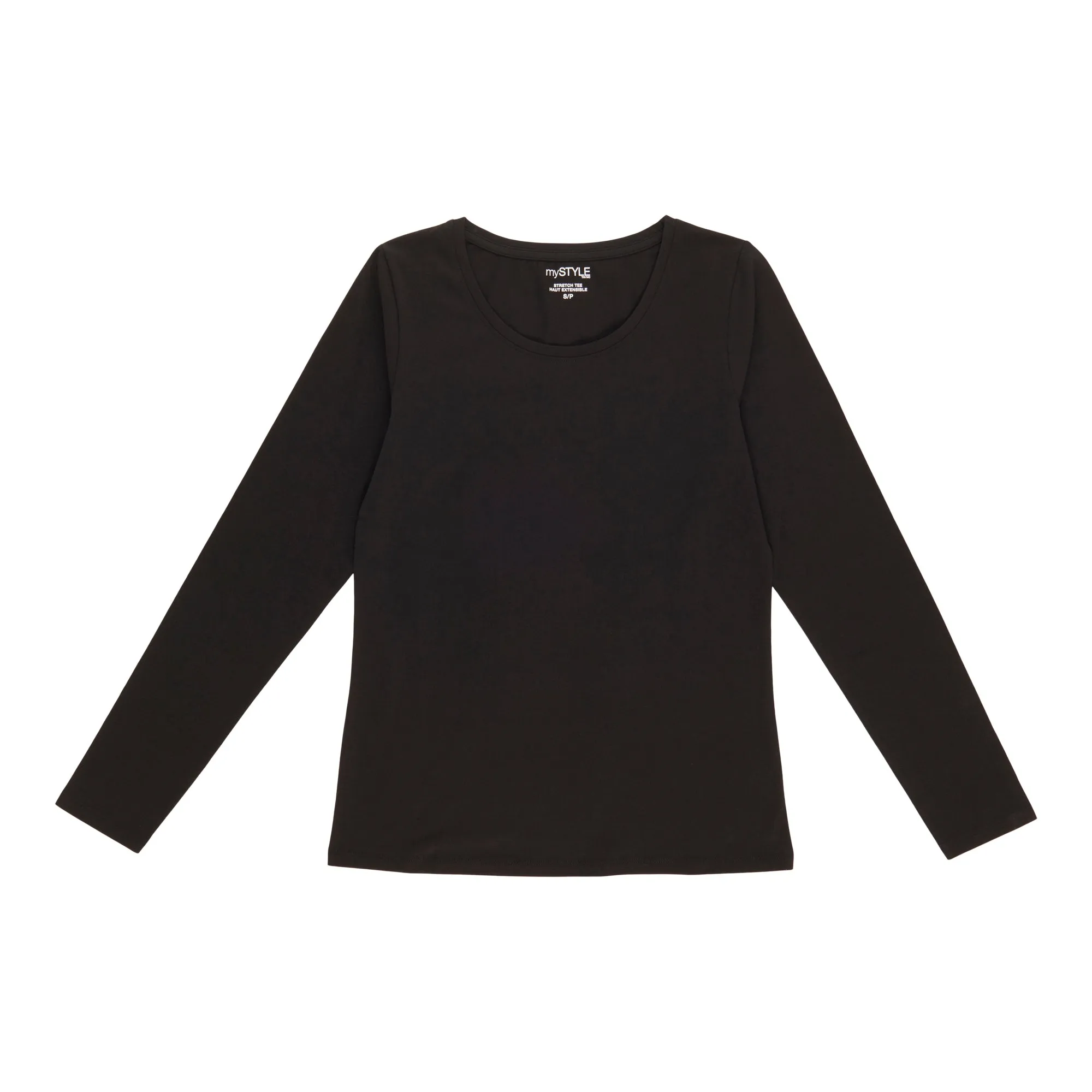 mySTYLE Women's Stretchy Long Sleeve Tee sold by Giant Tiger
