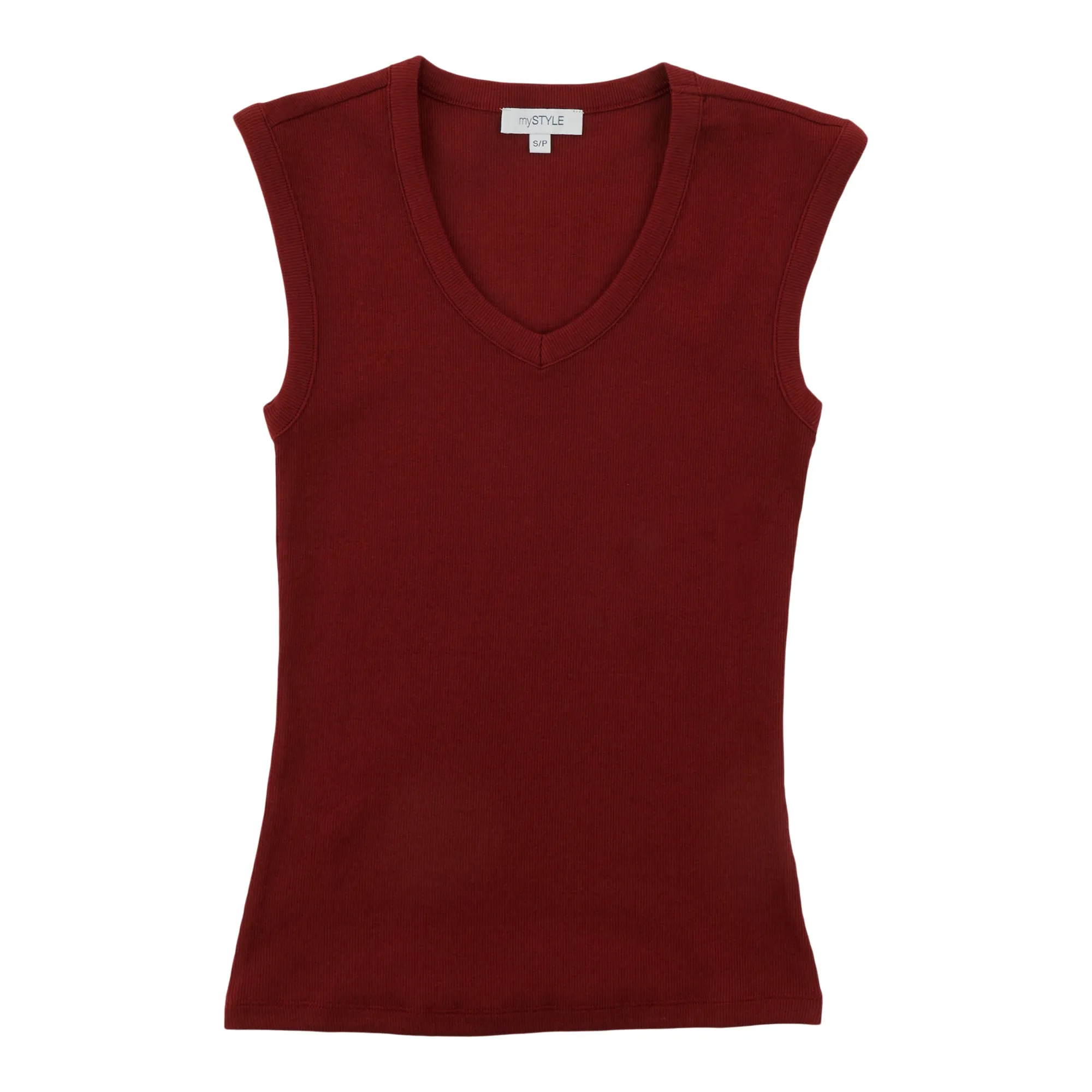 mySTYLE Women's Ribbed V-Neck Tank Top sold by Giant Tiger product image thumbnail 4