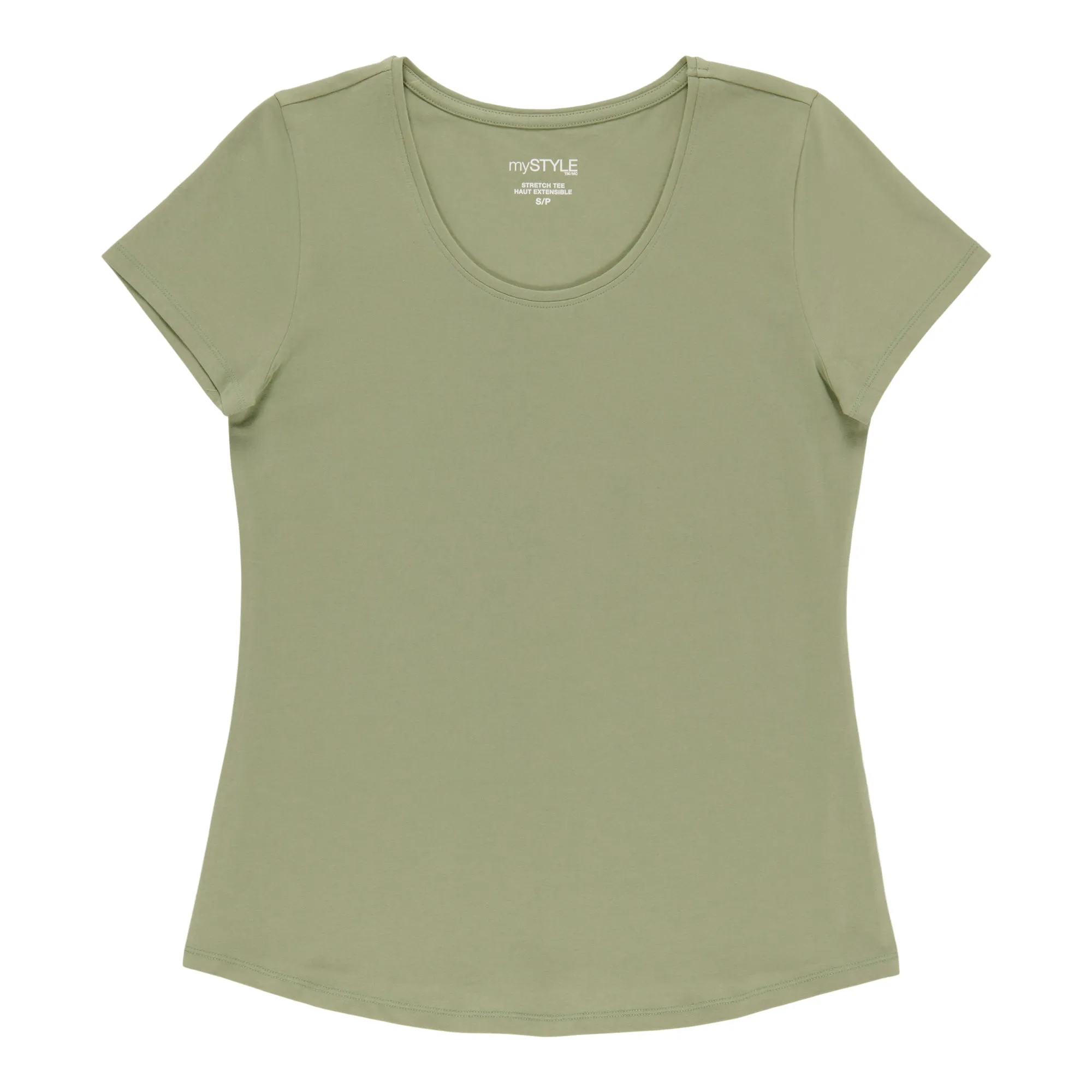 mySTYLE Women's Scoop Neck Stretchy T-Shirt sold by Giant Tiger product image thumbnail 2