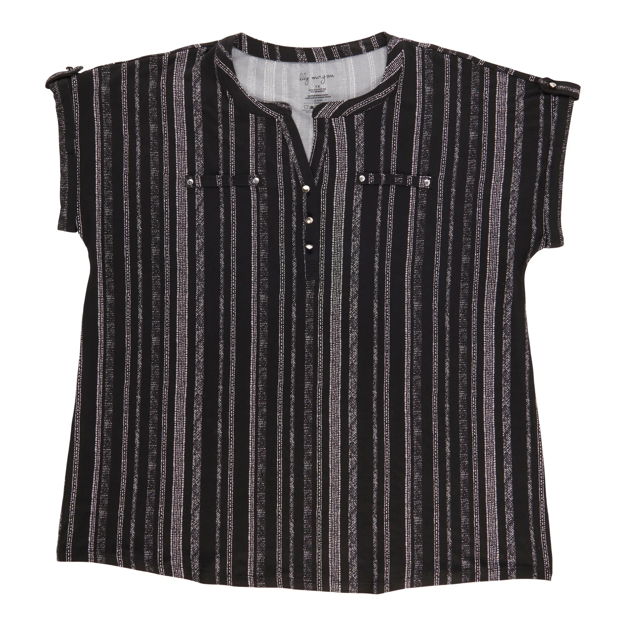 lily morgan Women's Plus Cap Sleeve Top sold by Giant Tiger product image thumbnail 3