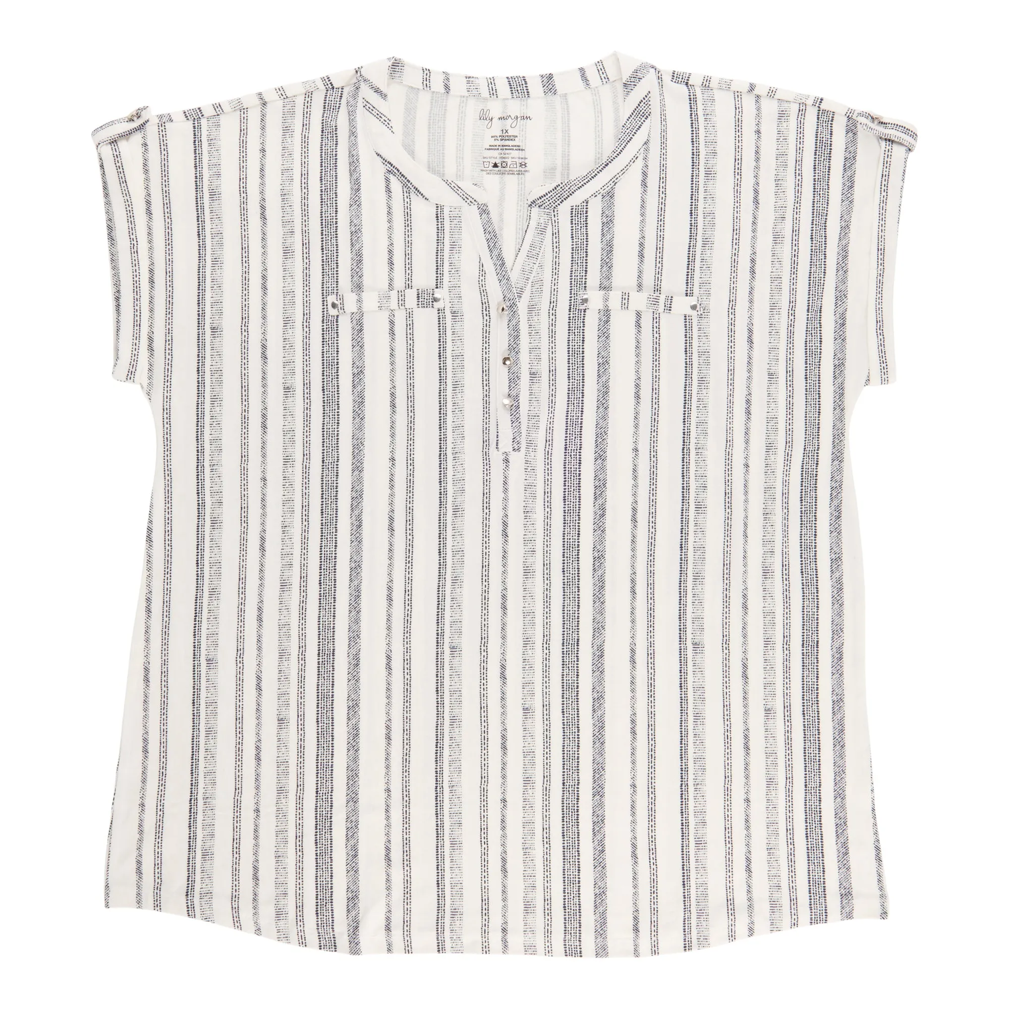 lily morgan Women's Plus Cap Sleeve Top sold by Giant Tiger product image thumbnail 4