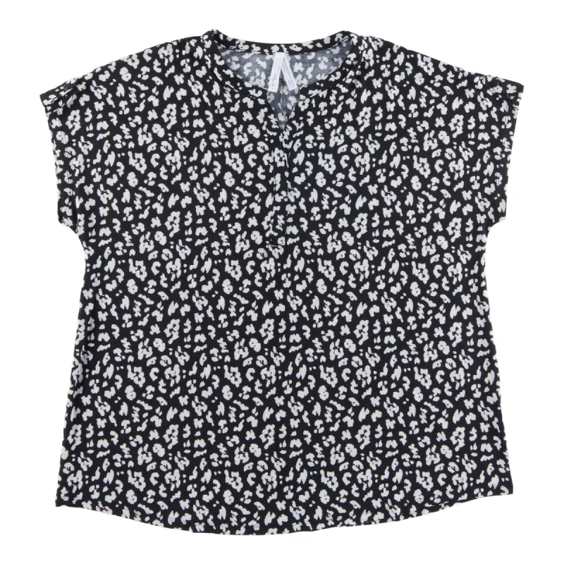 Women's Plus Printed Cap Sleeve Top sold by Giant Tiger