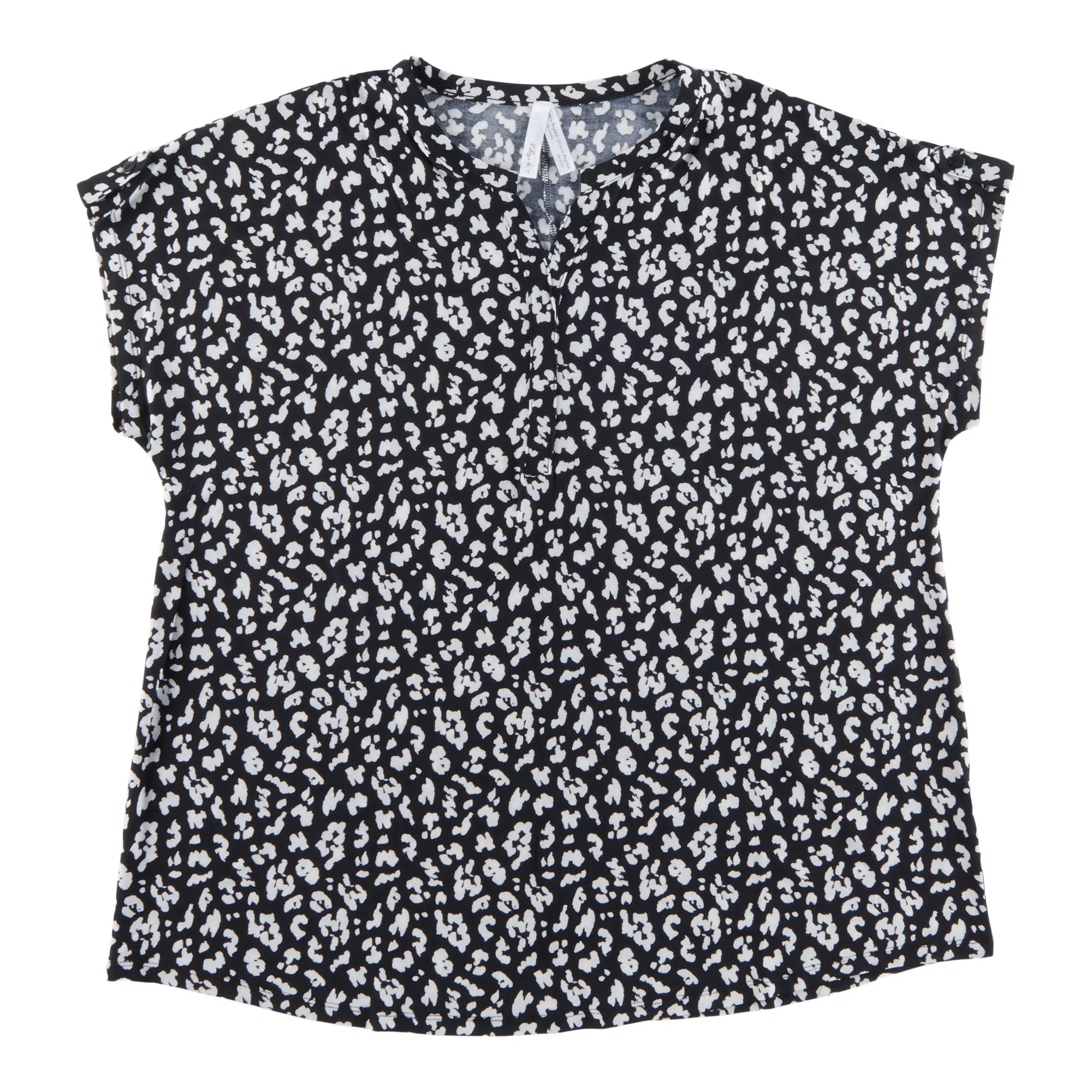 Women's Plus Printed Cap Sleeve Top sold by Giant Tiger
