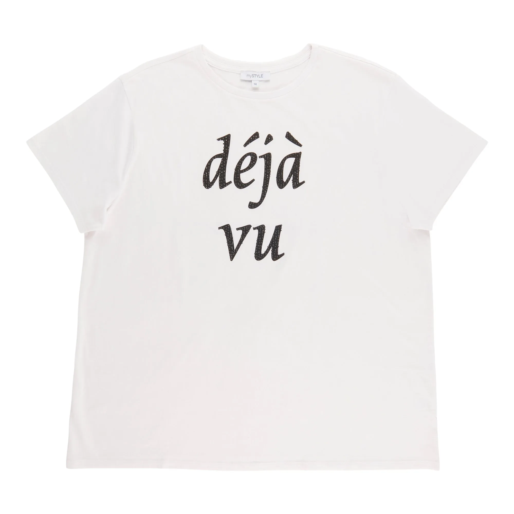 mySTYLE Women's Plus Crew Neck T-Shirt sold by Giant Tiger product image thumbnail 2