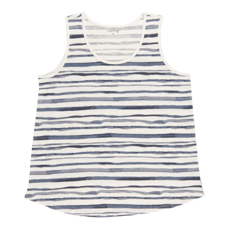 mySTYLE Women's Plus Scooped Tank Top sold by Giant Tiger