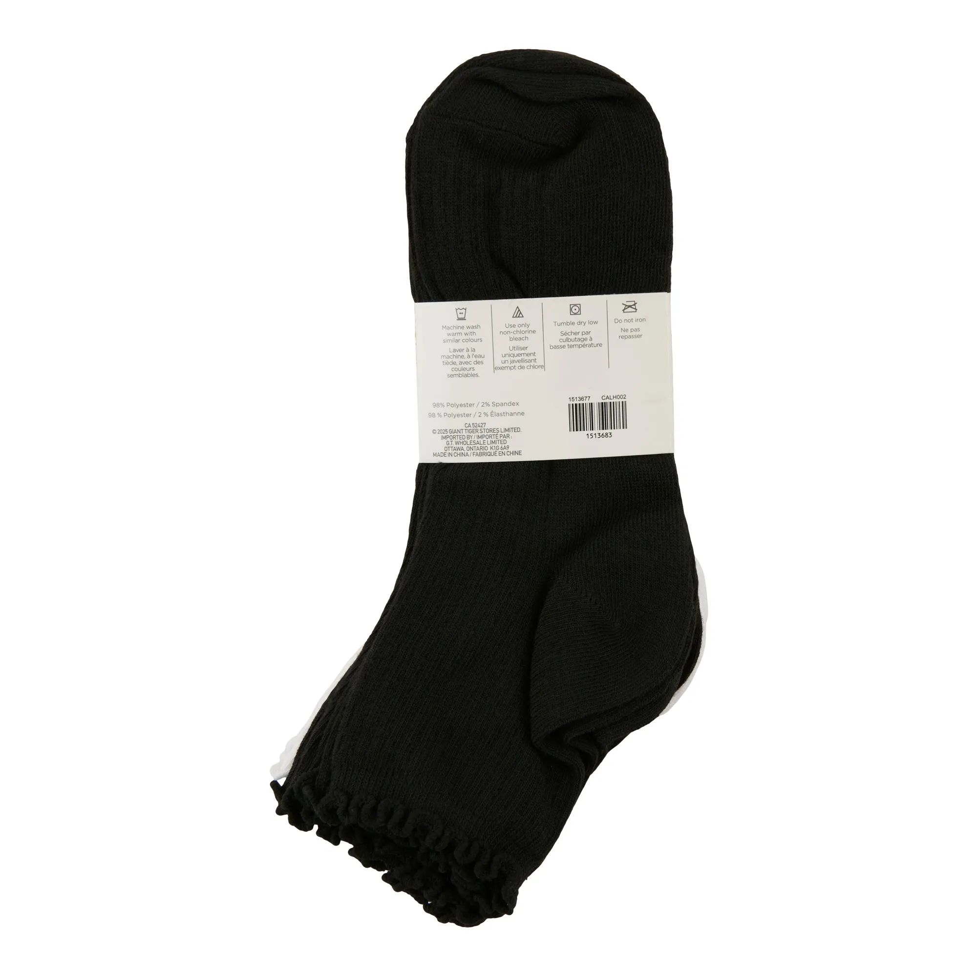 Carisma Women's Ruffled Trim Crew Socks, 6-Pack sold by Giant Tiger product image thumbnail 3