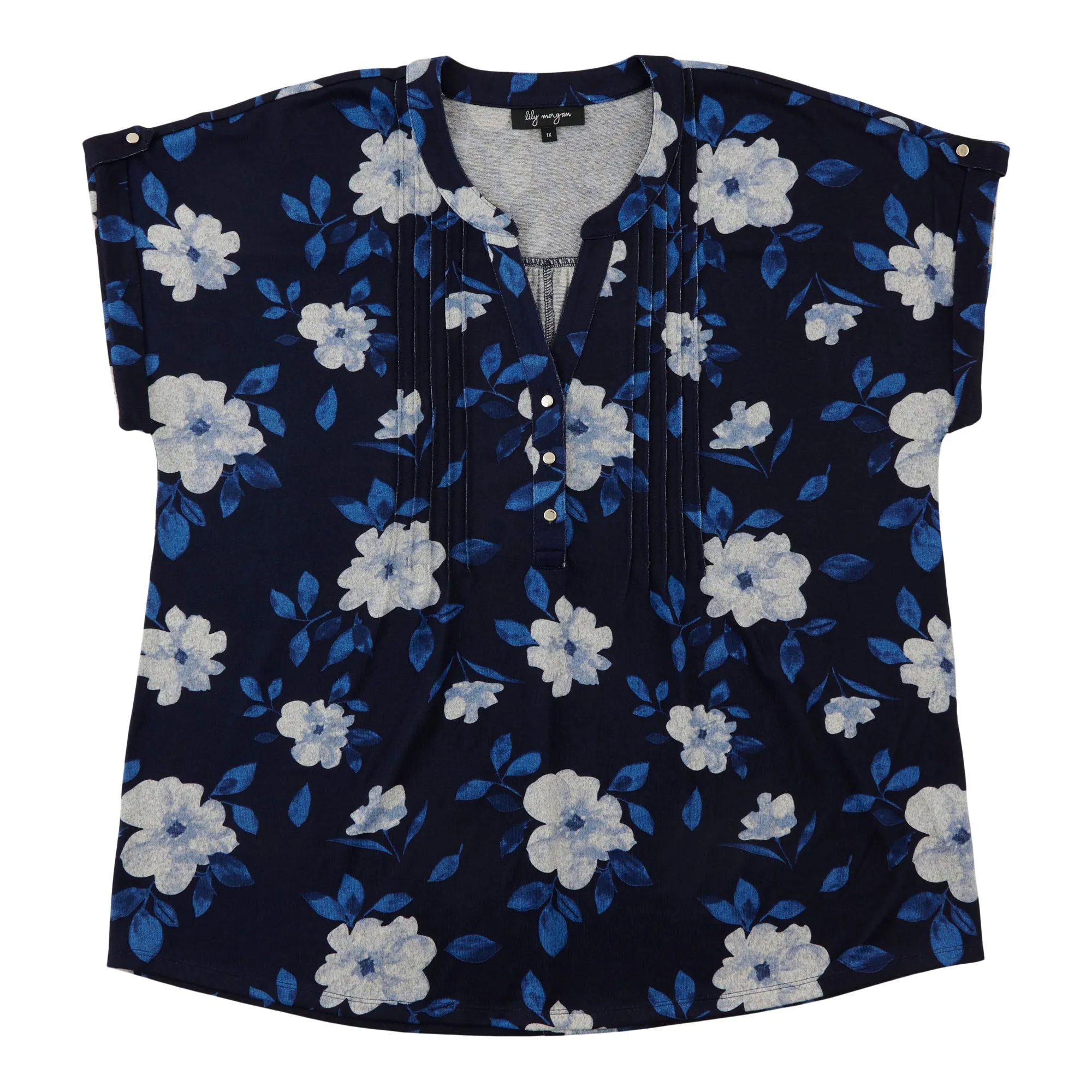 lily morgan Women's Plus Pintuck Top sold by Giant Tiger product image thumbnail 3