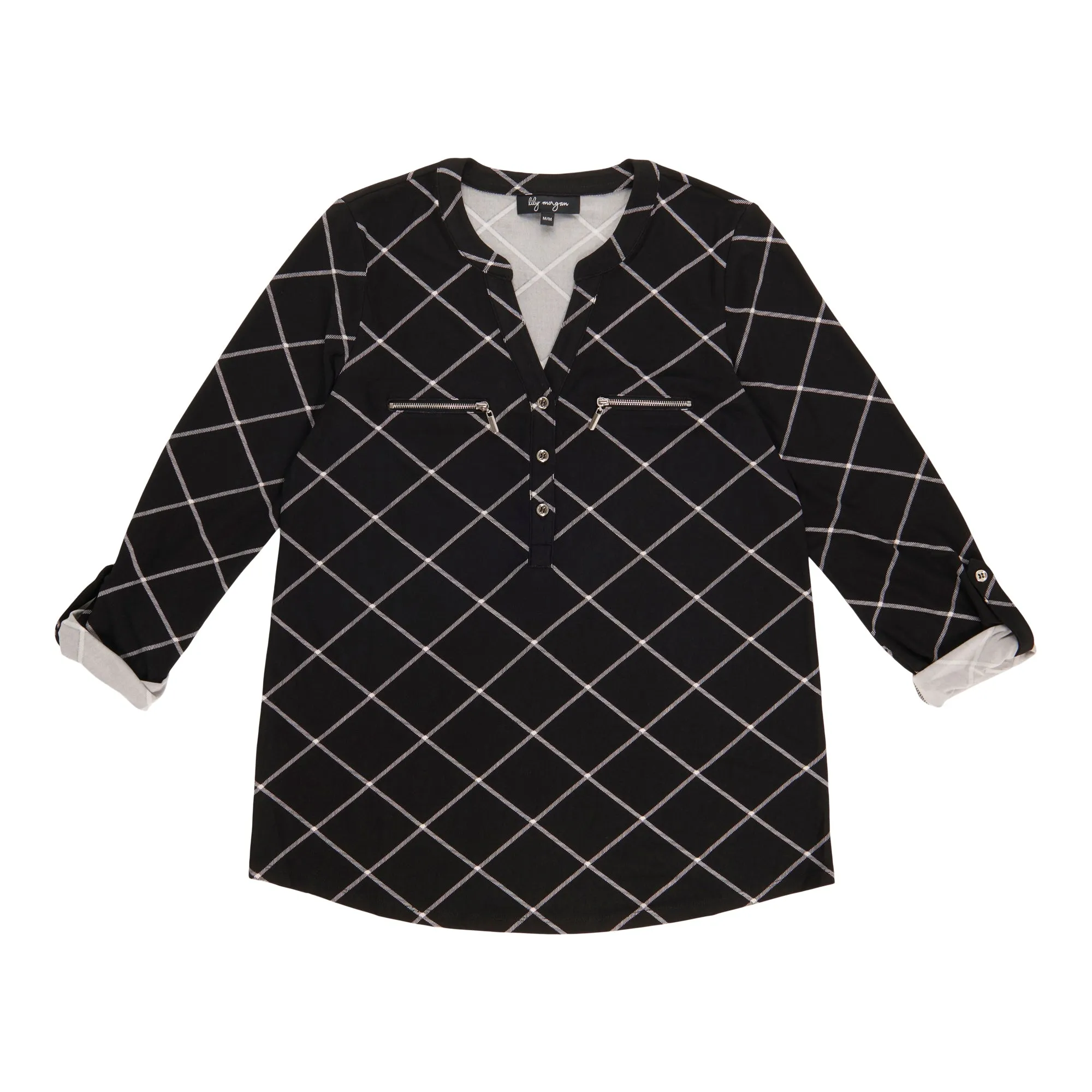 lily morgan Women's Top with Zipper Pockets sold by Giant Tiger product image thumbnail 2