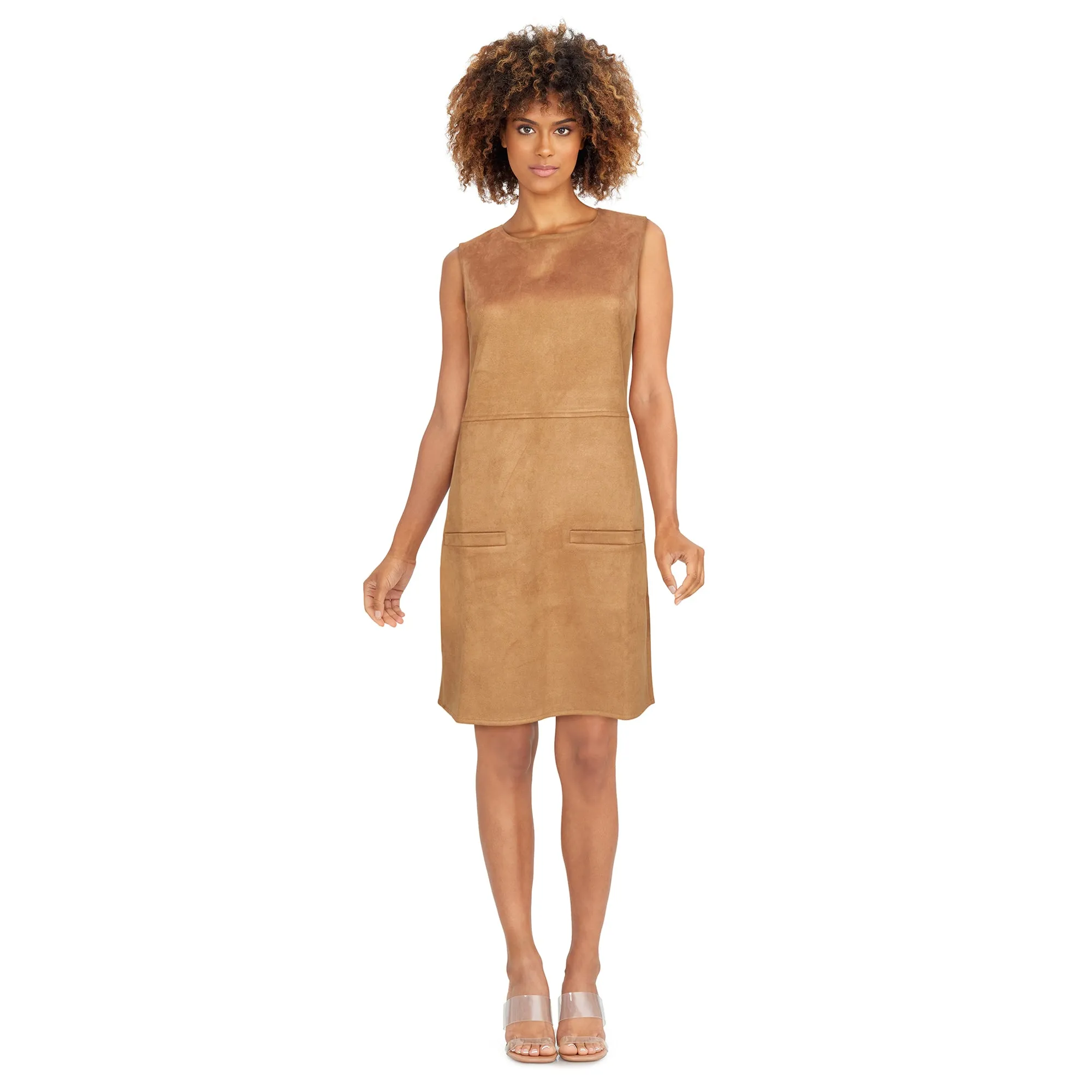lily morgan Women's Faux Suede Tunic Dress sold by Giant Tiger product image thumbnail 2
