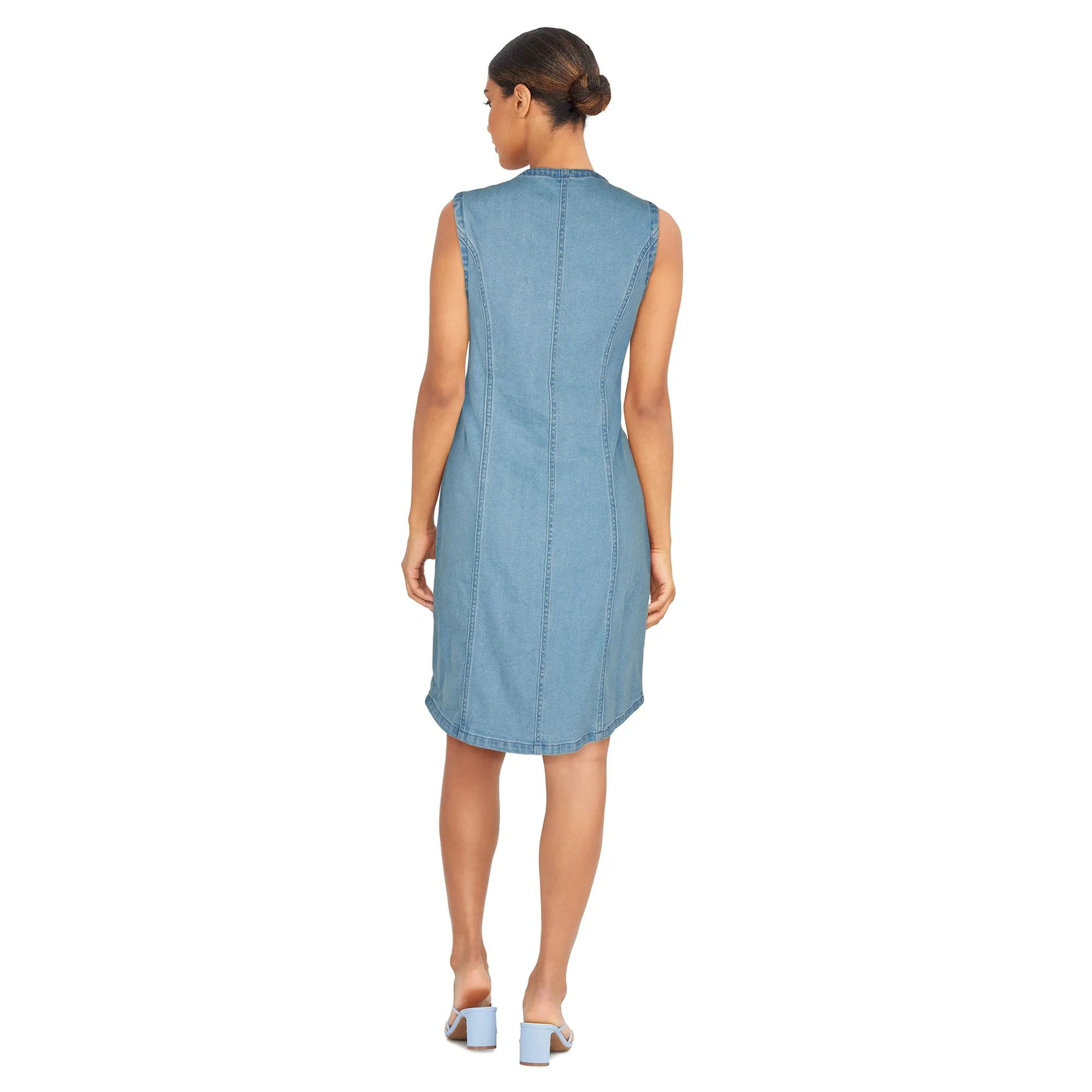 mySTYLE Women's Button Front Denim Dress sold by Giant Tiger product image thumbnail 2