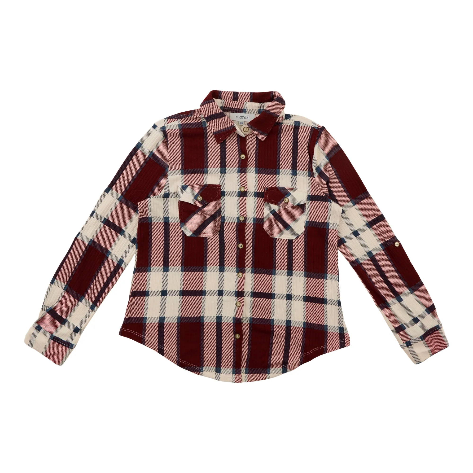 mySTYLE Women's Plaid Shirt sold by Giant Tiger product image thumbnail 3
