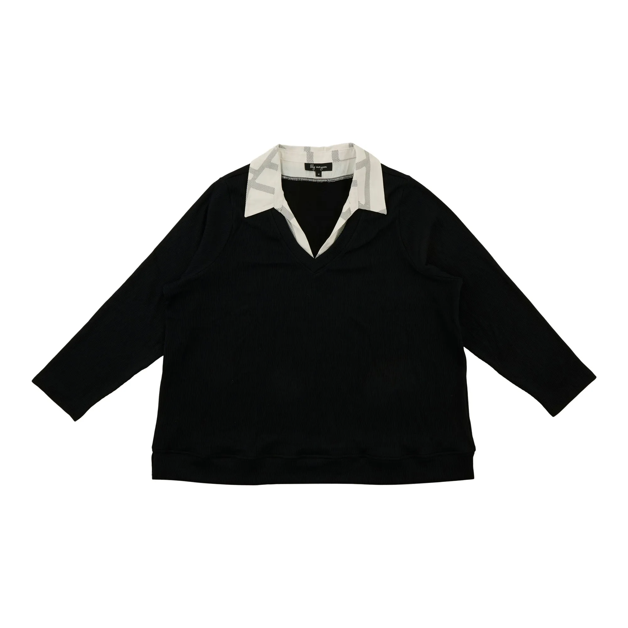 lily morgan Women's Plus Collared Sweater sold by Giant Tiger product image thumbnail 2